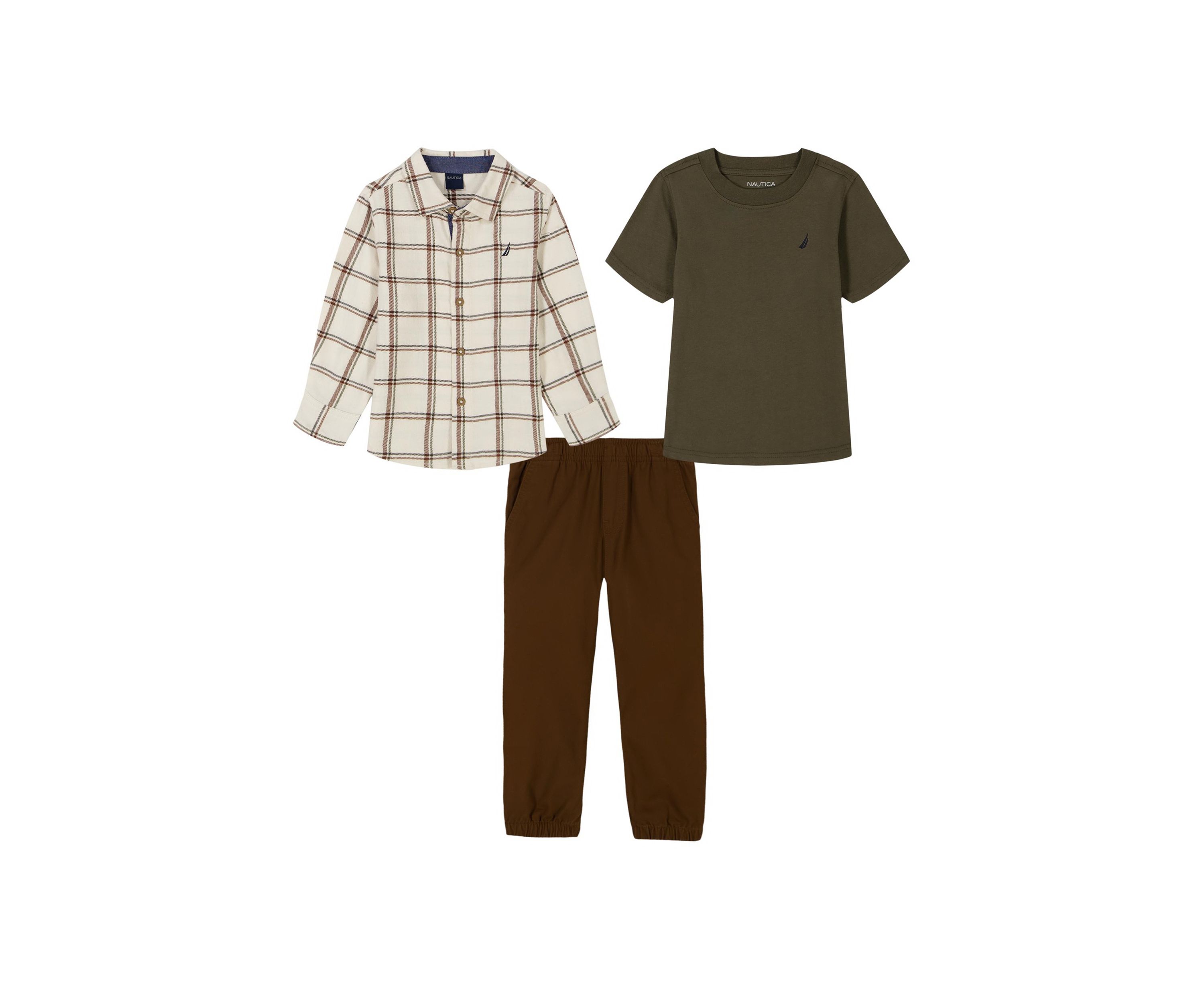 Toddler Boys 3 Piece Woven Pants Set