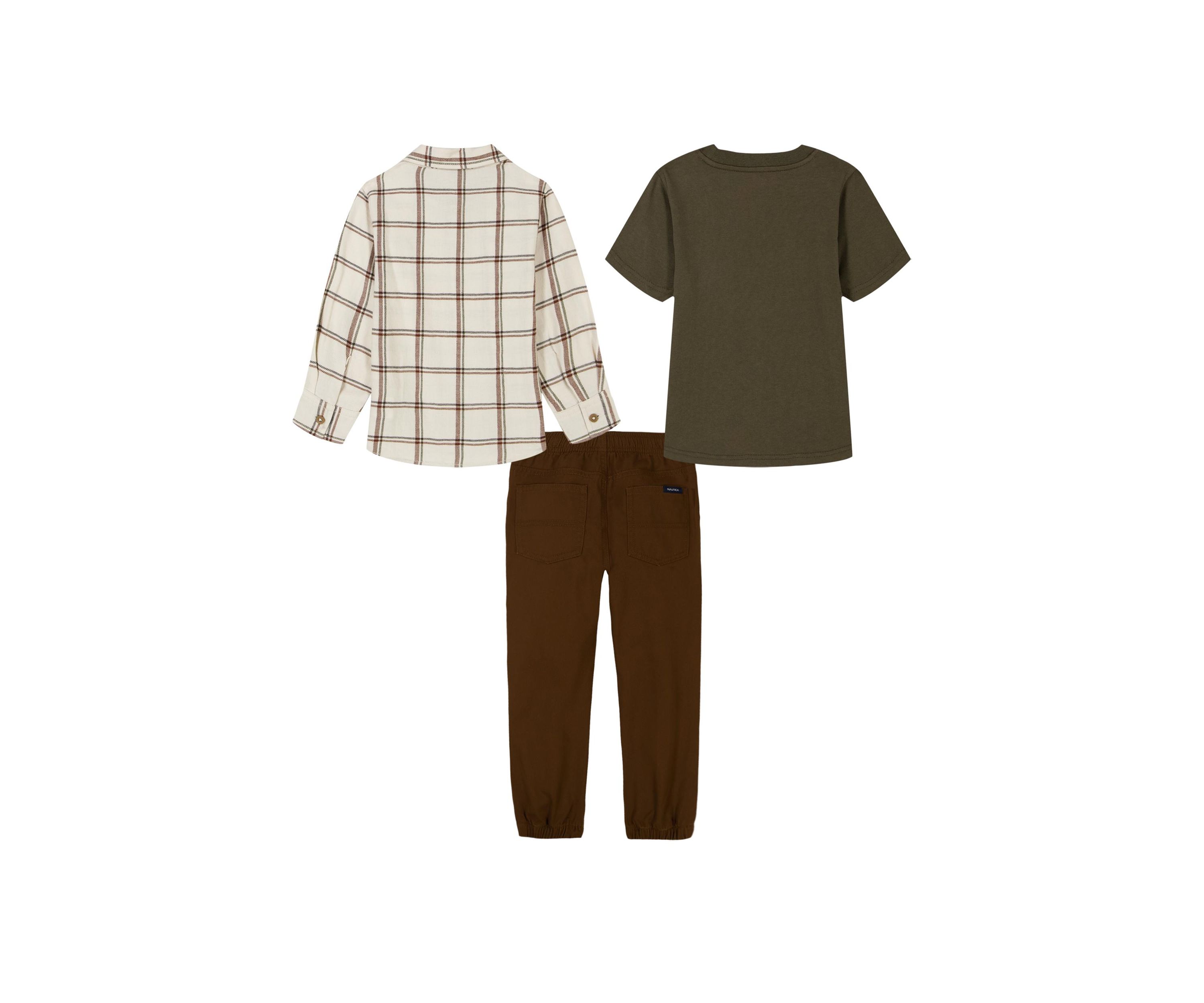 Toddler Boys 3 Piece Woven Pants Set