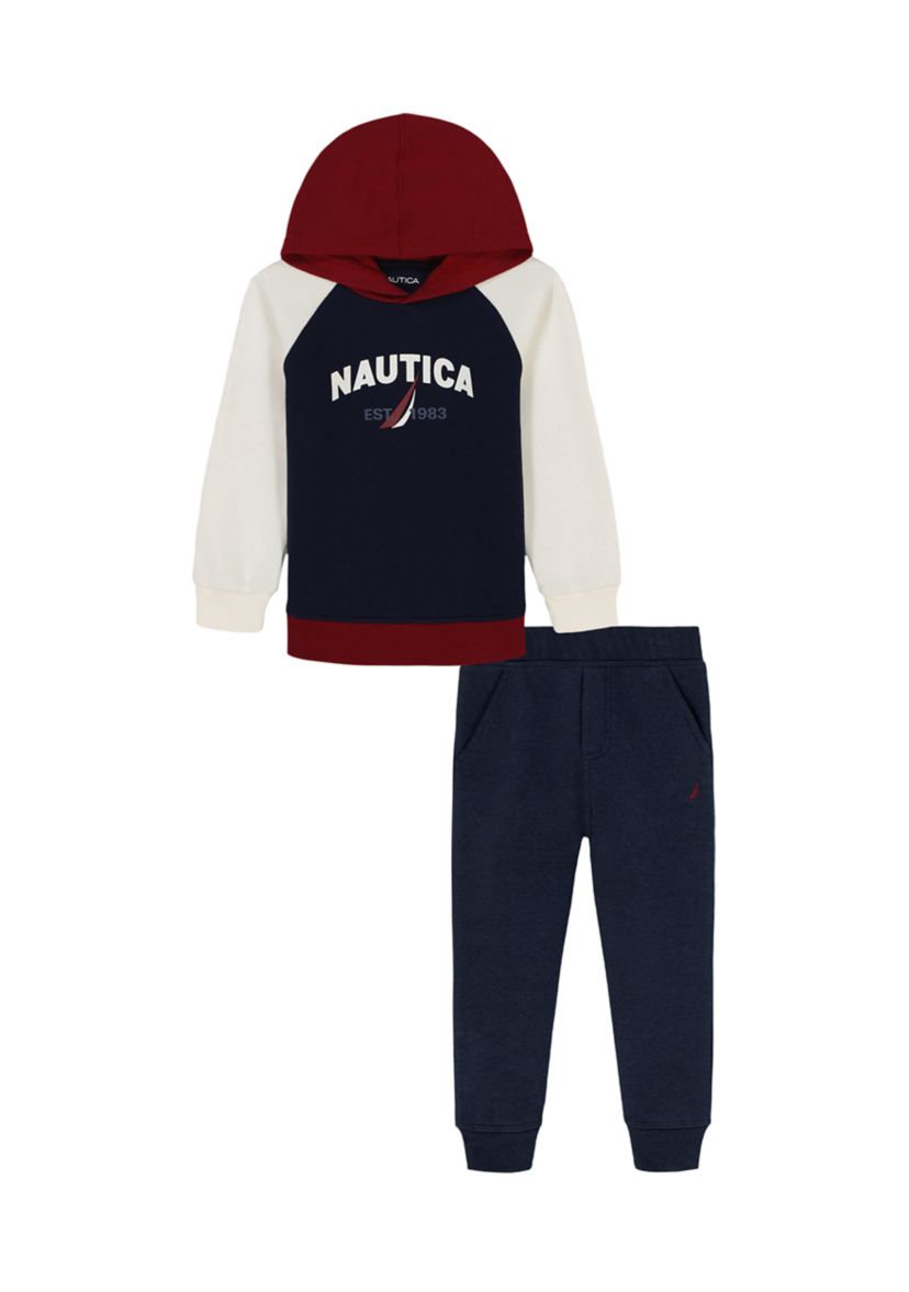 Toddler Boys Fleece Hoodie and Jogger Pants Set