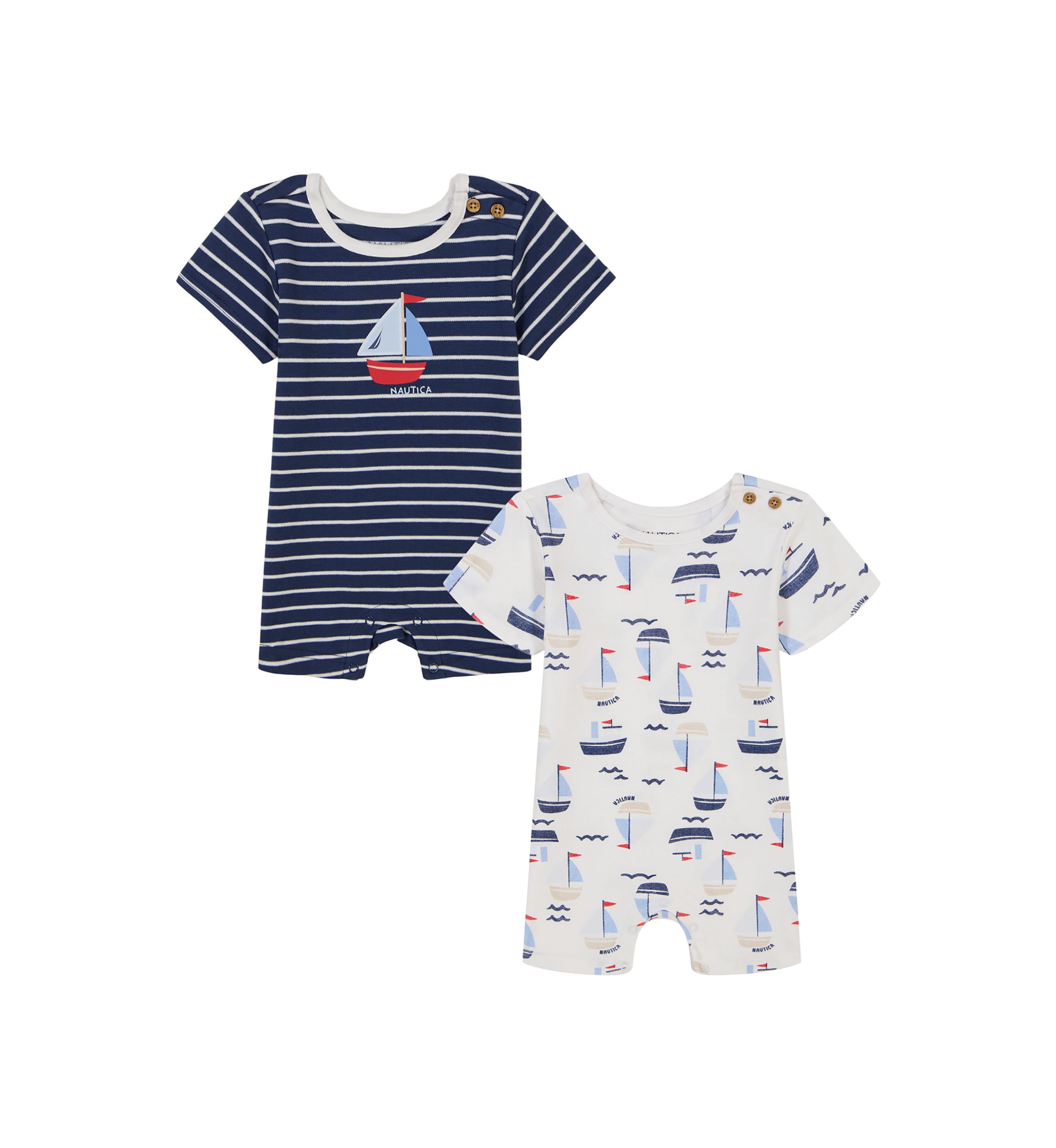 Baby Boys Romper Set - 2 Pack
