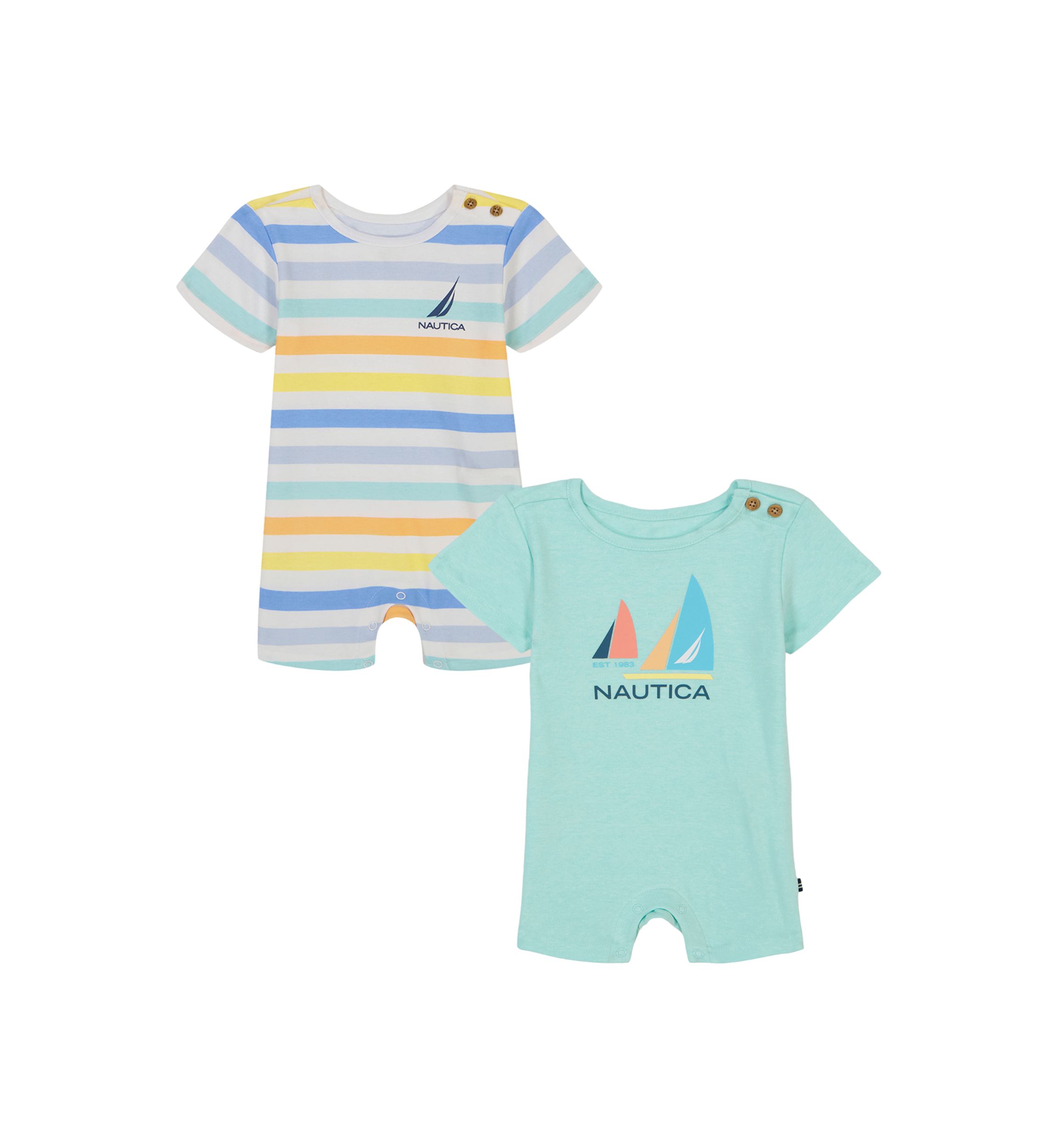 Baby Boys Romper Set - 2 Pack