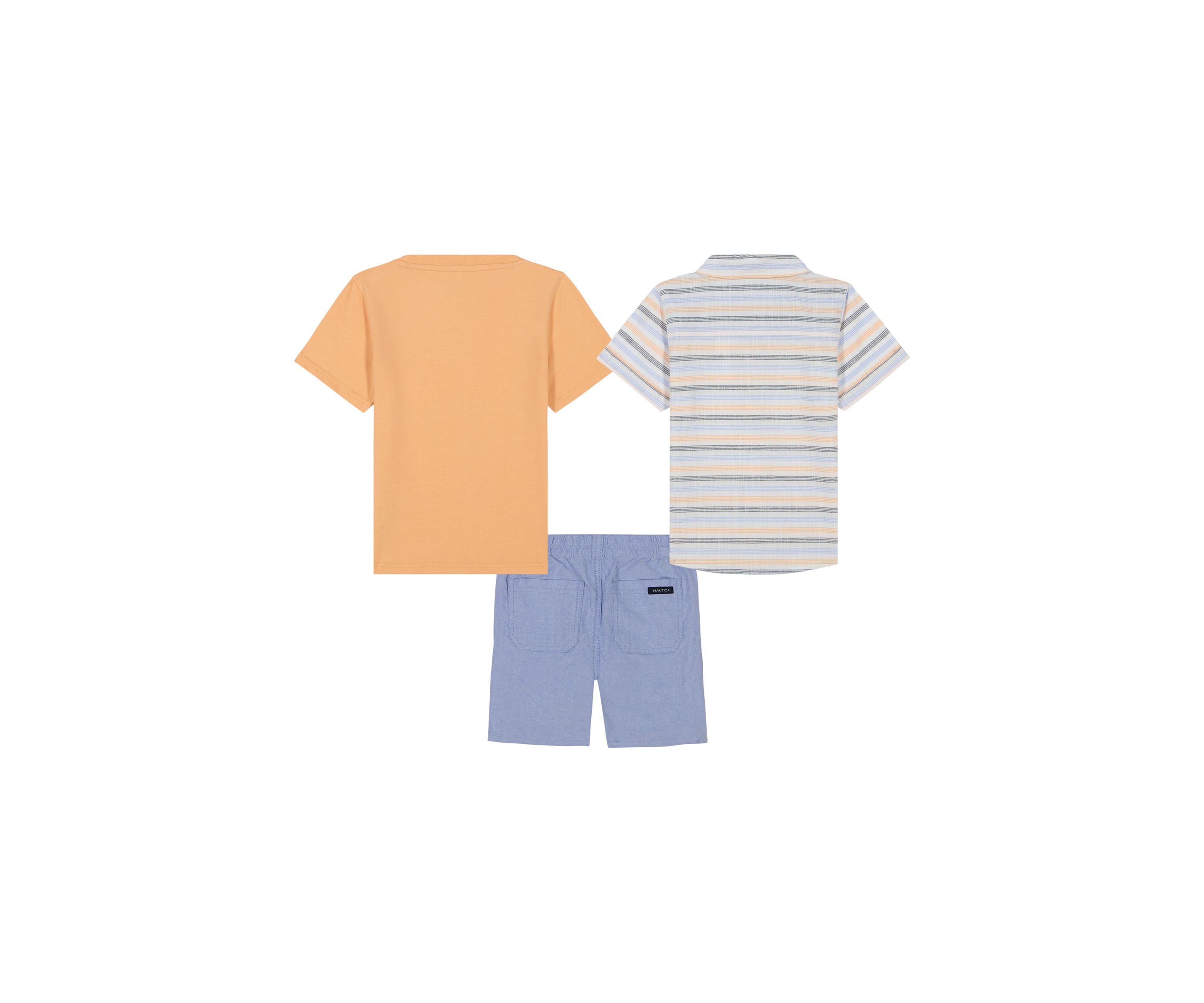 Toddler Boys Three Piece Button Down Set