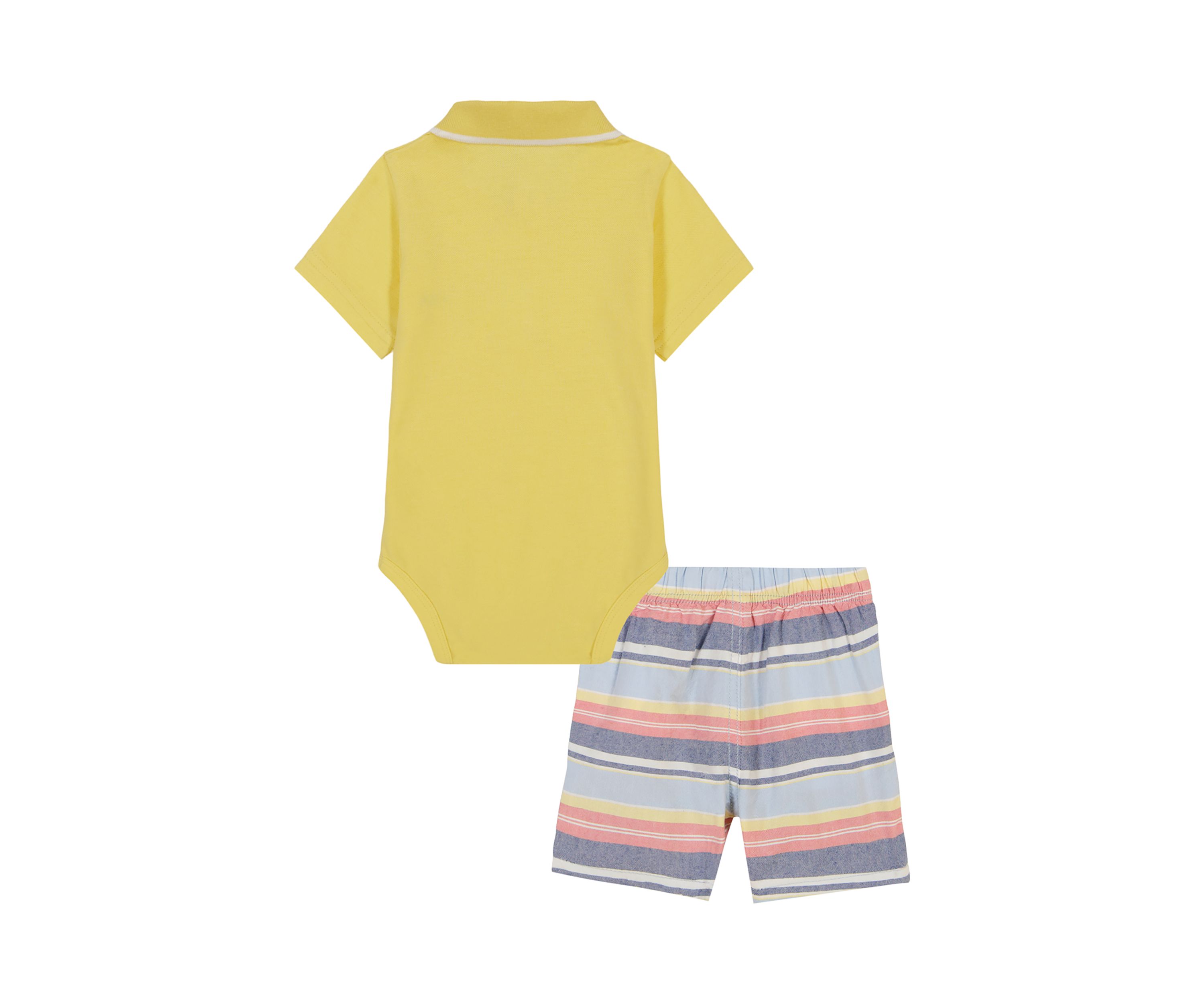 Toddler Boys Polo Bodysuit and Shorts Set