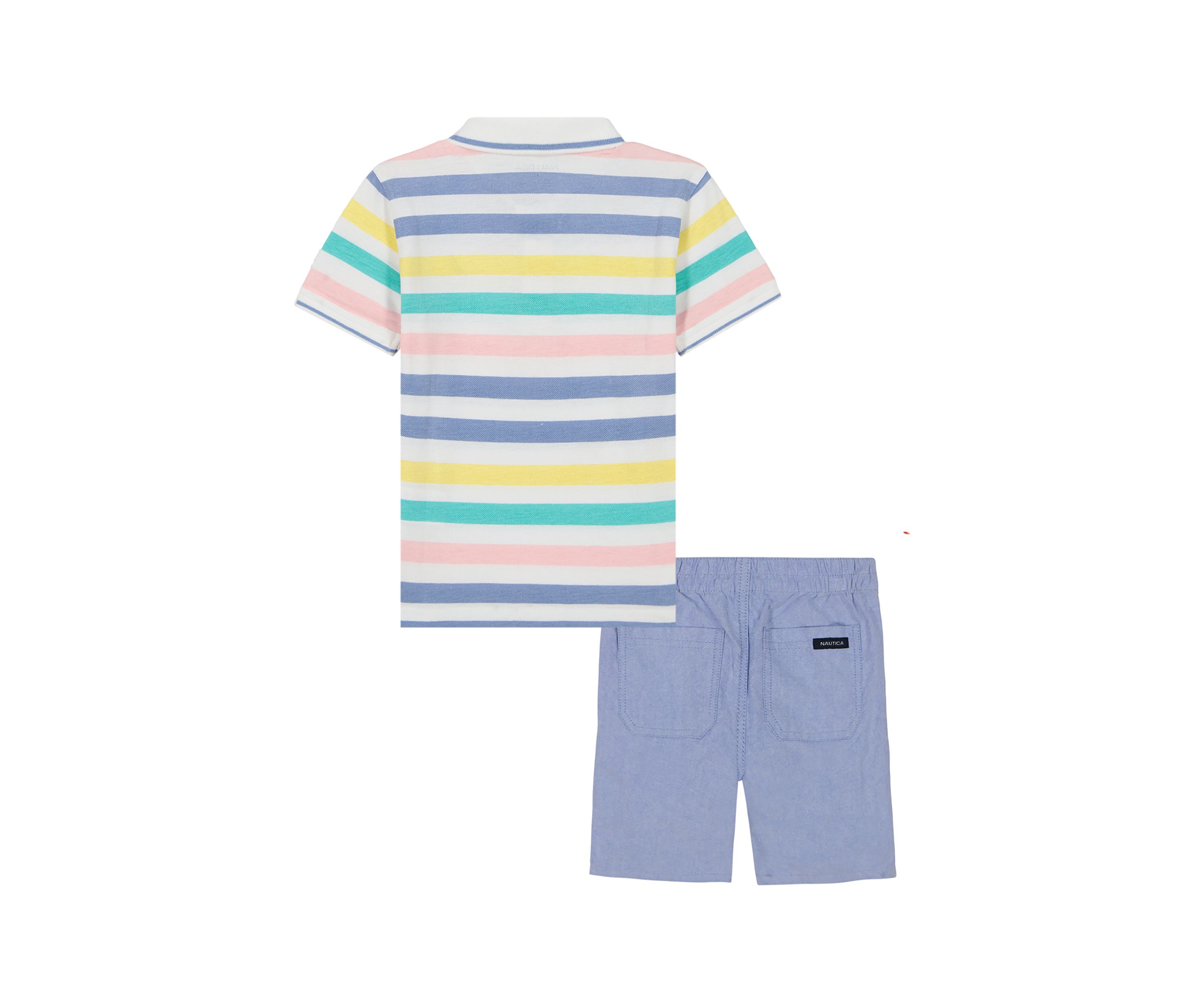 Toddler Boys Polo Shirt and Shorts Set