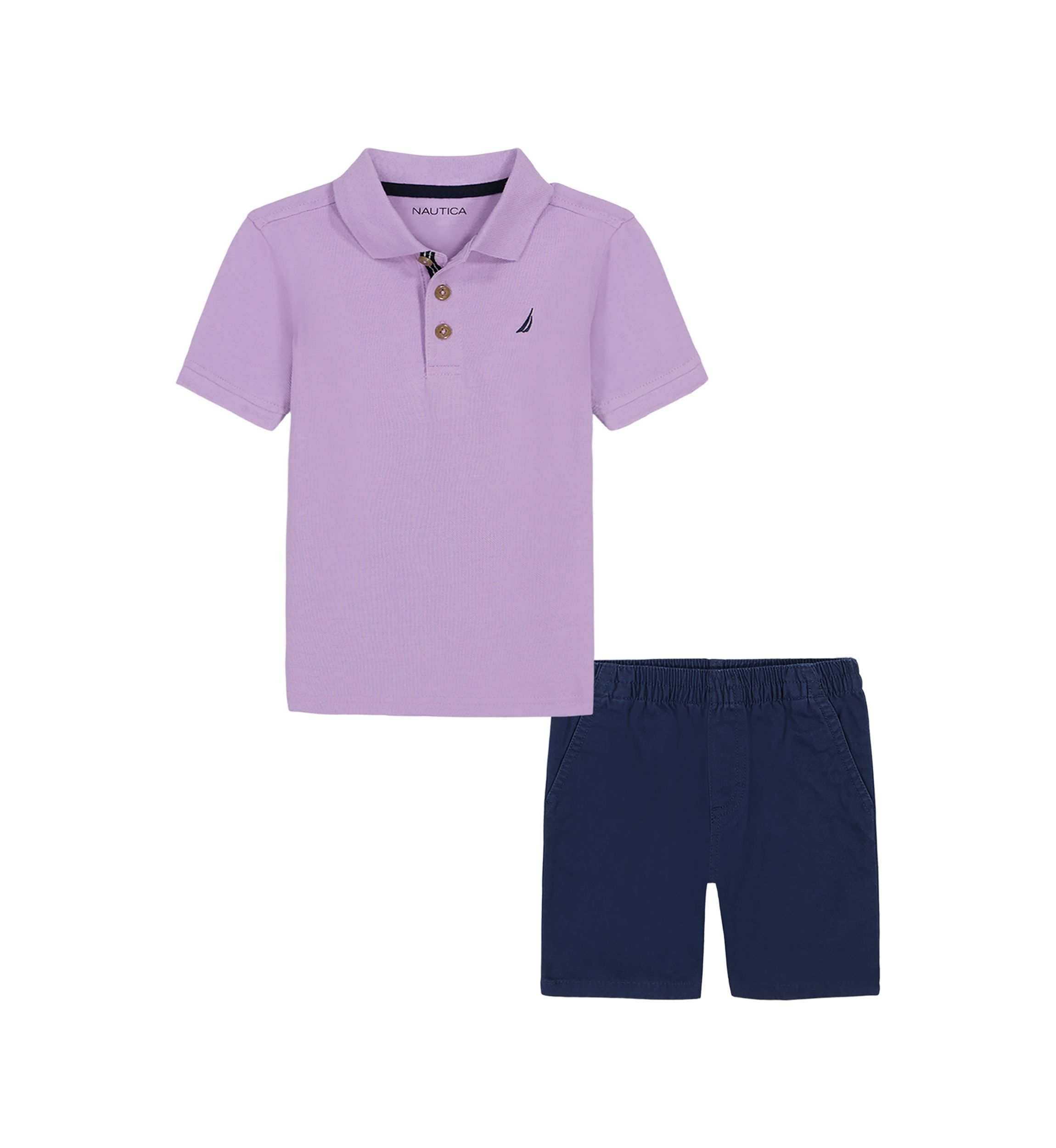 Toddler Boys Polo Shirt and Shorts Set