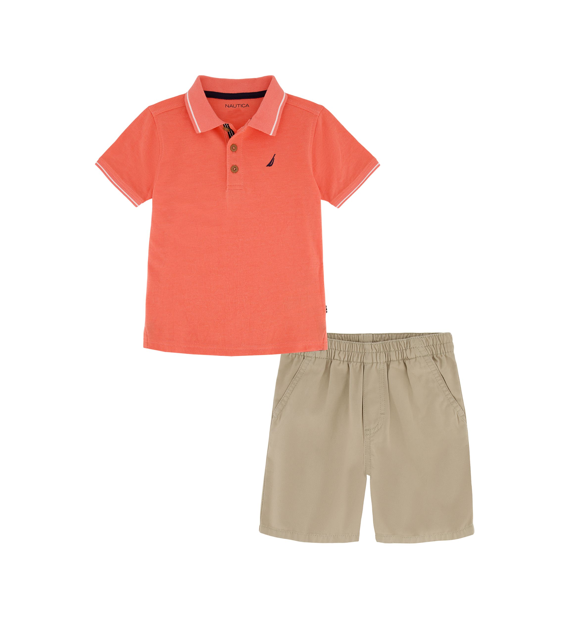 Baby Boys Polo Shirt and Shorts Set