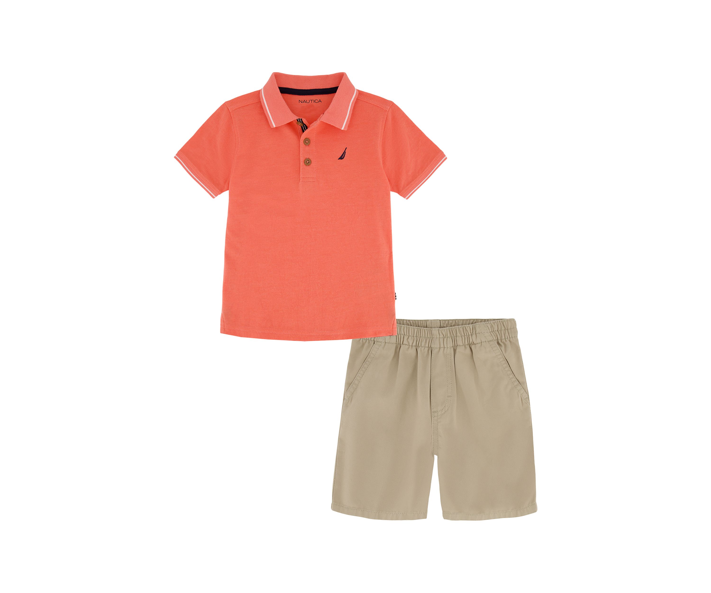 Baby Boys Polo Shirt and Shorts Set