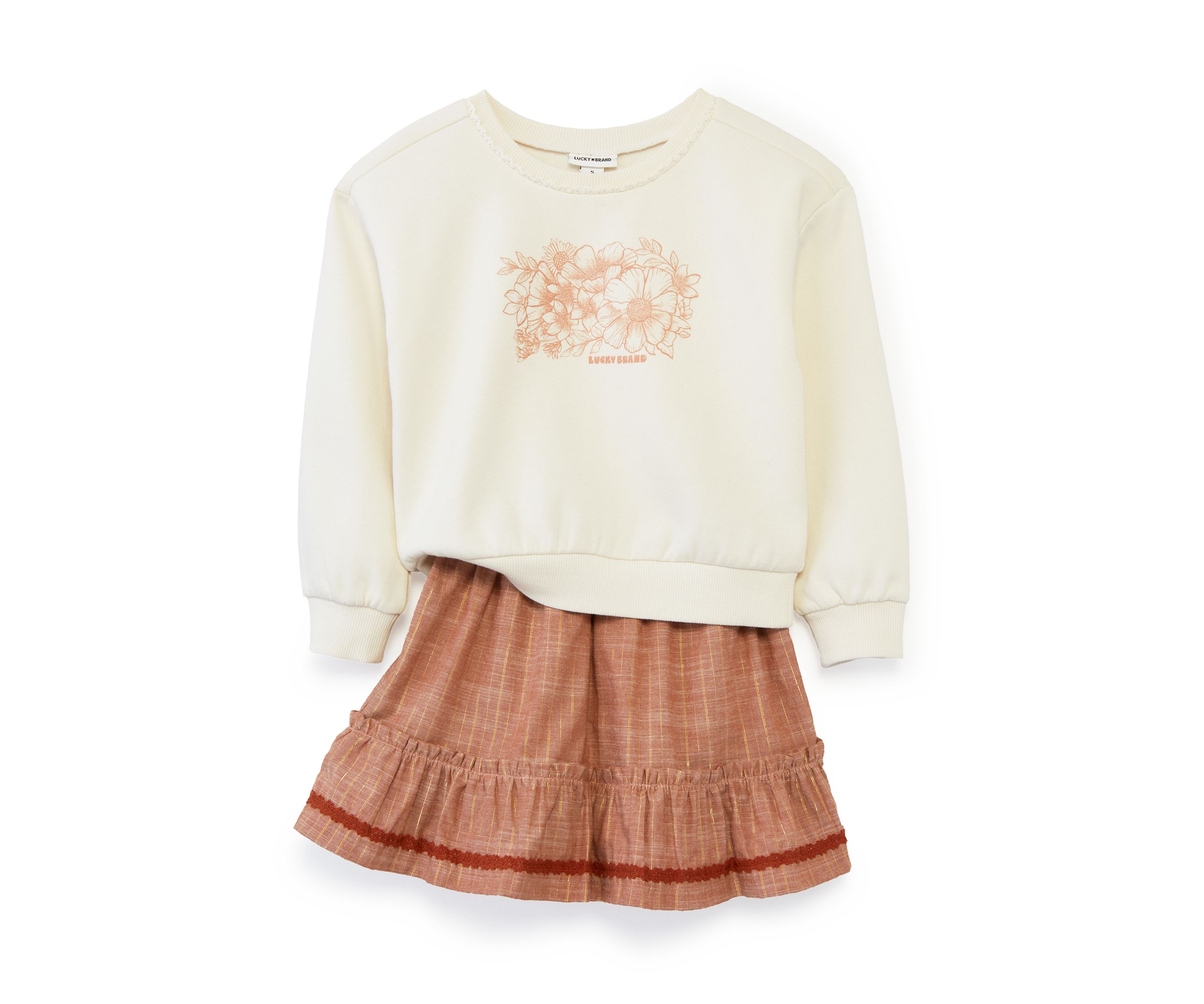 Toddler Girls Fashion Skirt Set 
