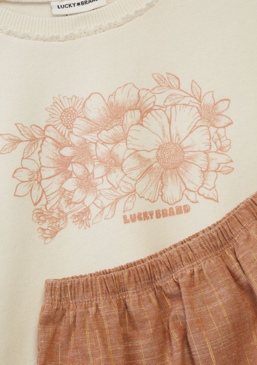 Toddler Girls Fashion Skirt Set 