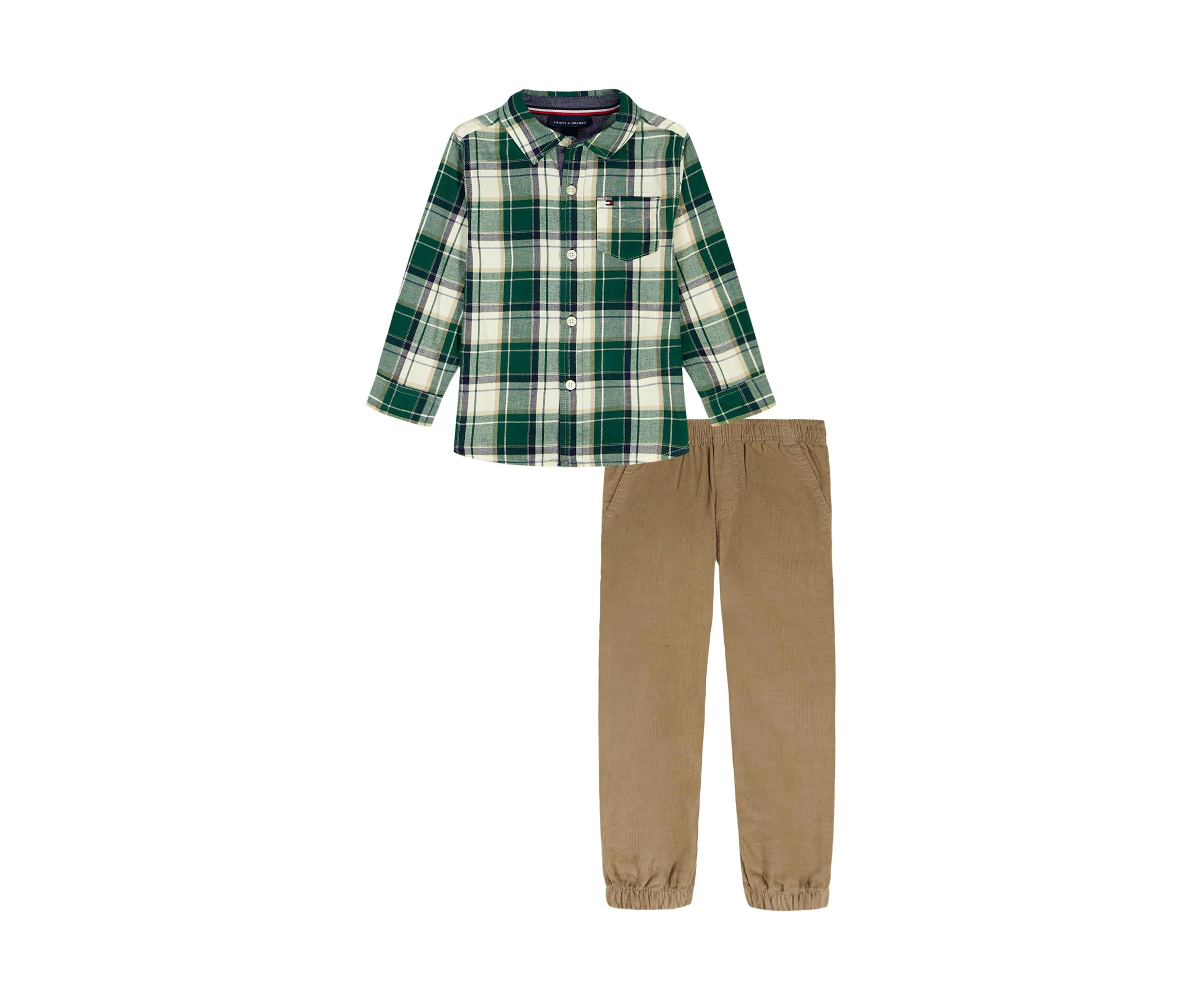 Boys 4-7 Printed Shirt and Pant Set 