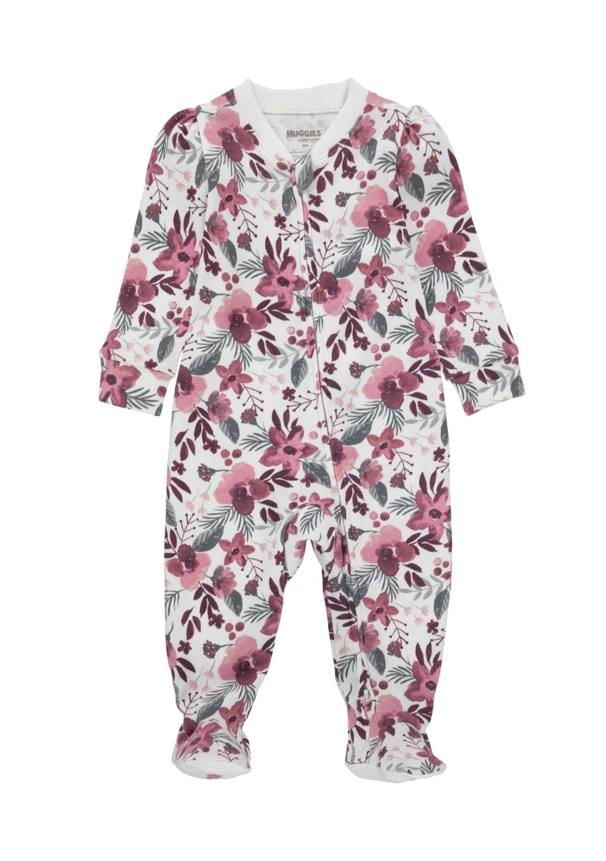 Baby Girls Printed Snap Coverall 