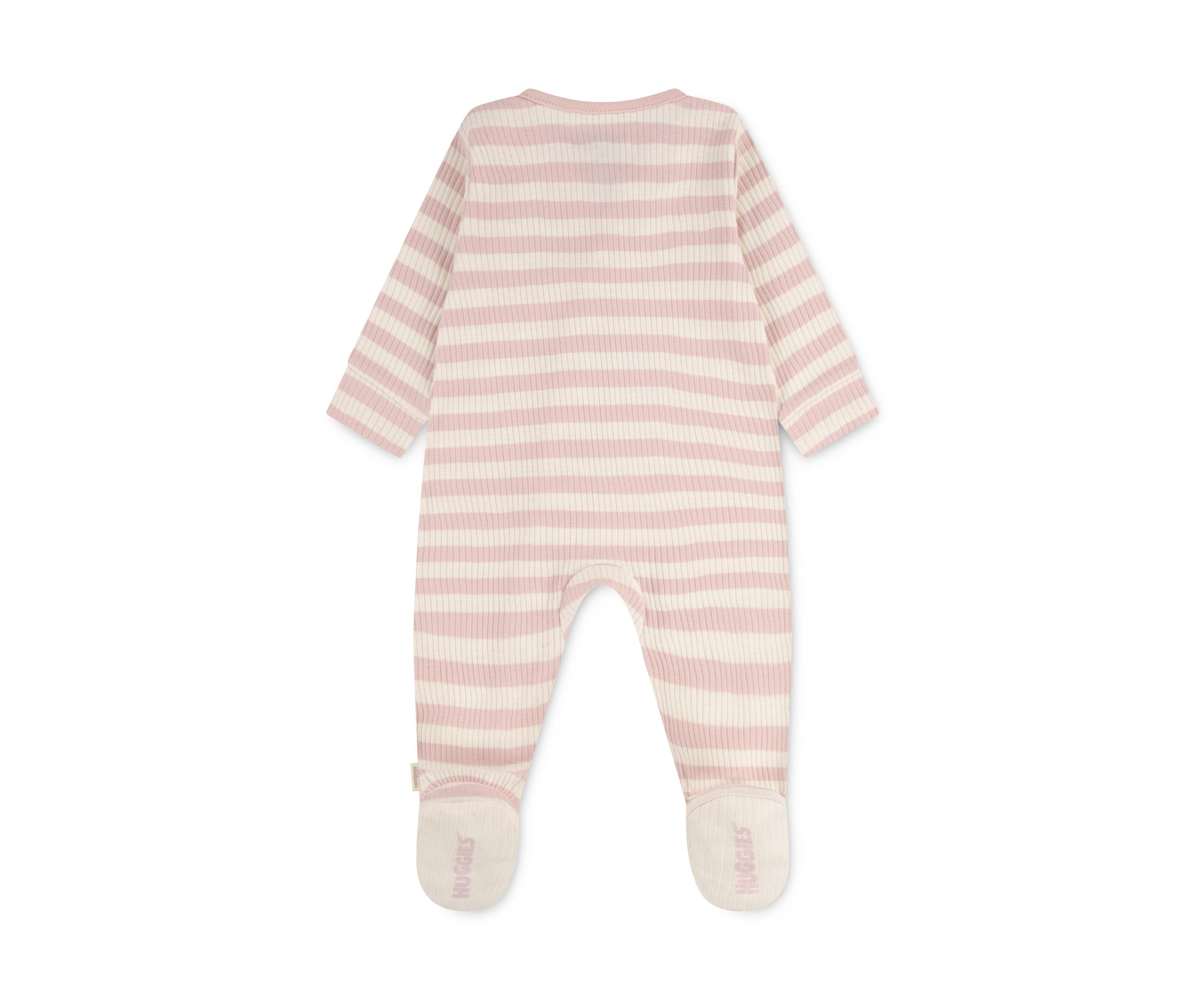 Baby Girls Striped Footie 