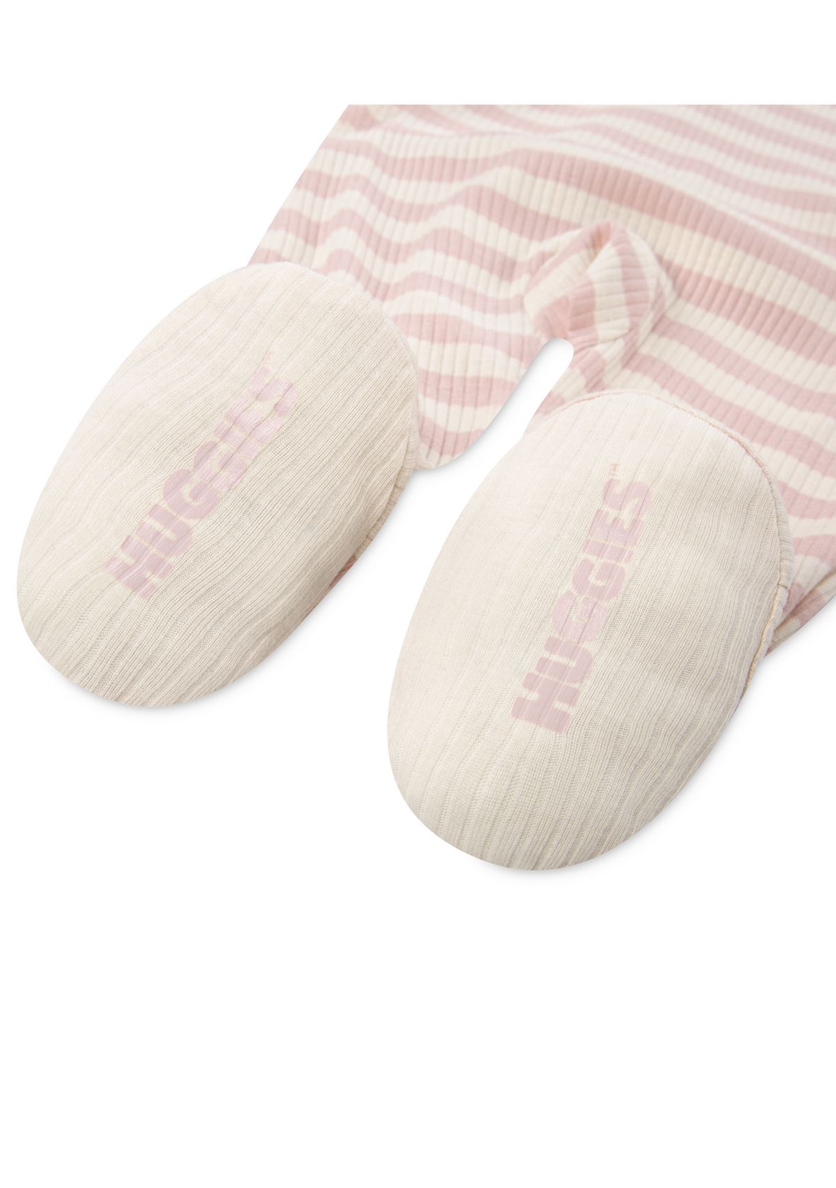 Baby Girls Striped Footie 