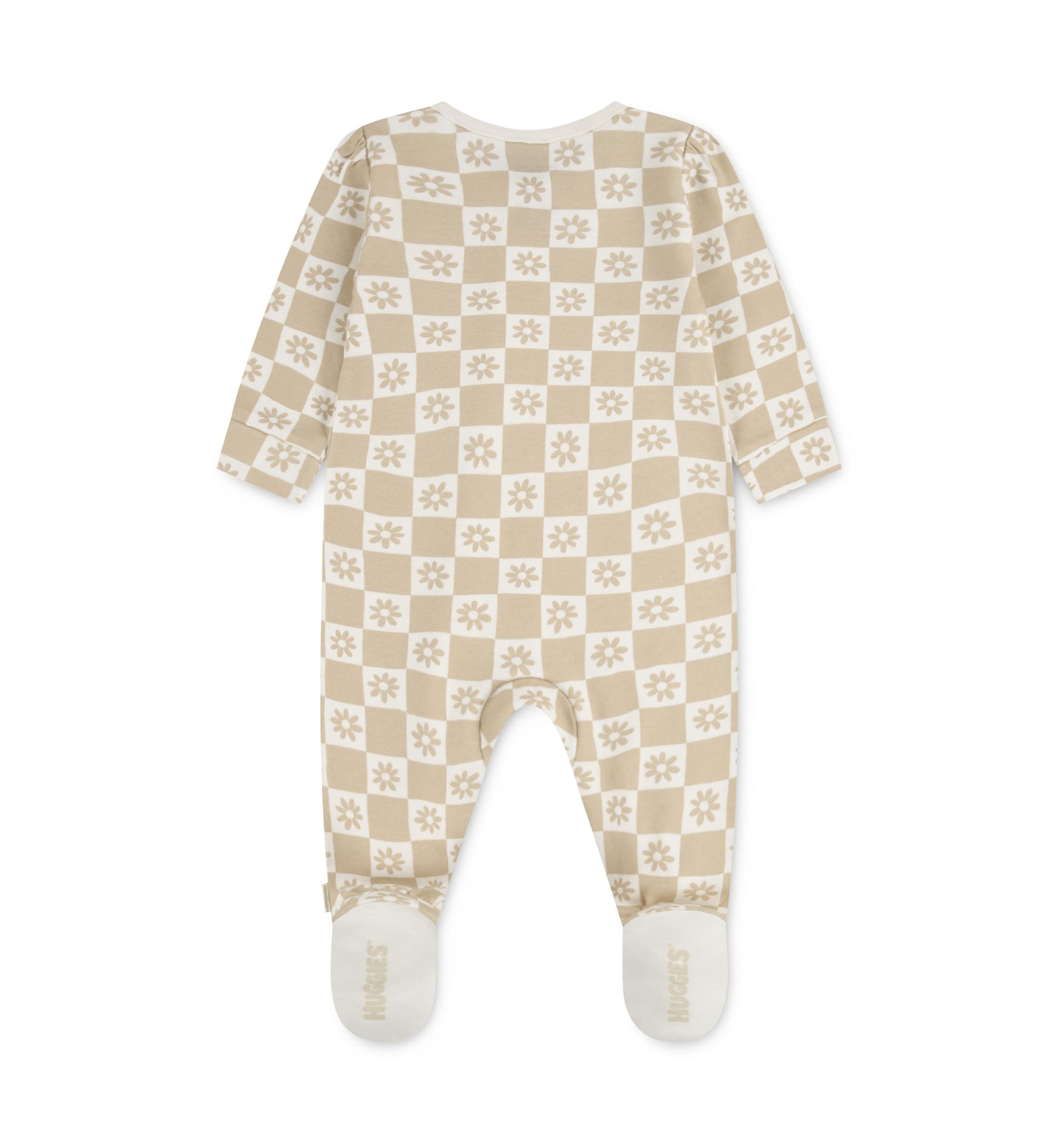 Baby Girls Floral Footed Coverall 