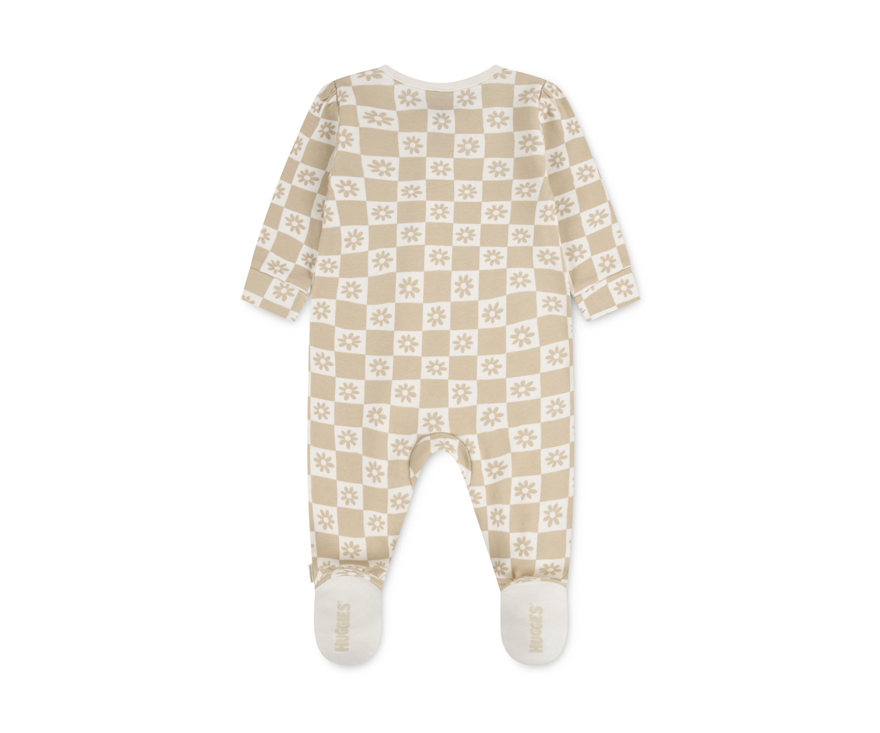 Baby Girls Floral Footed Coverall 