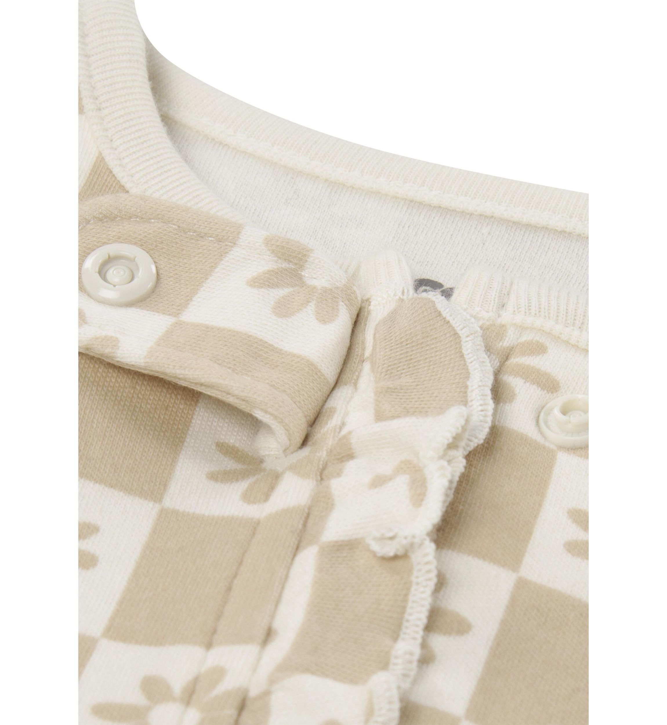Baby Girls Floral Footed Coverall 