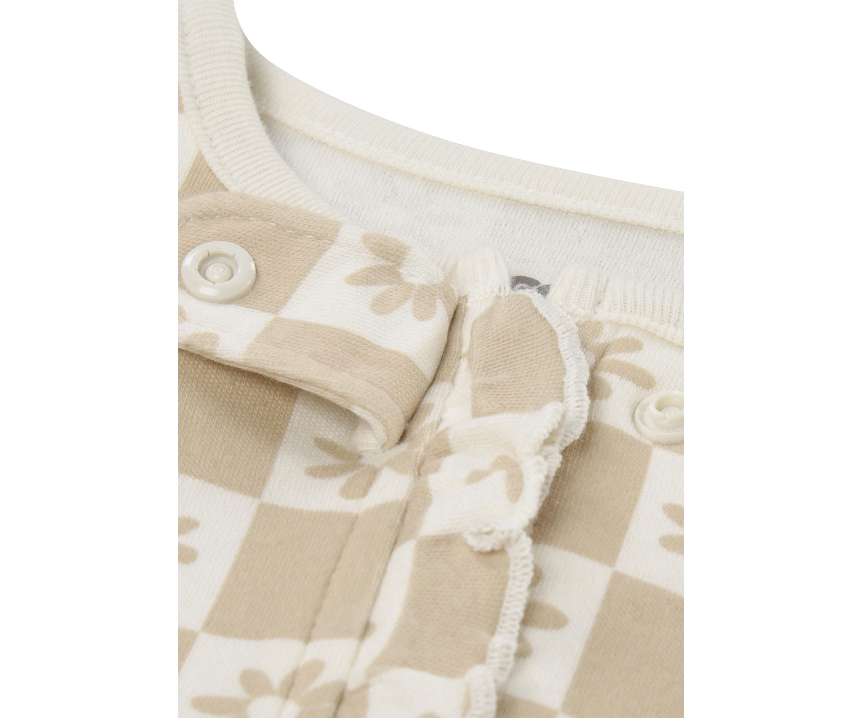 Baby Girls Floral Footed Coverall 