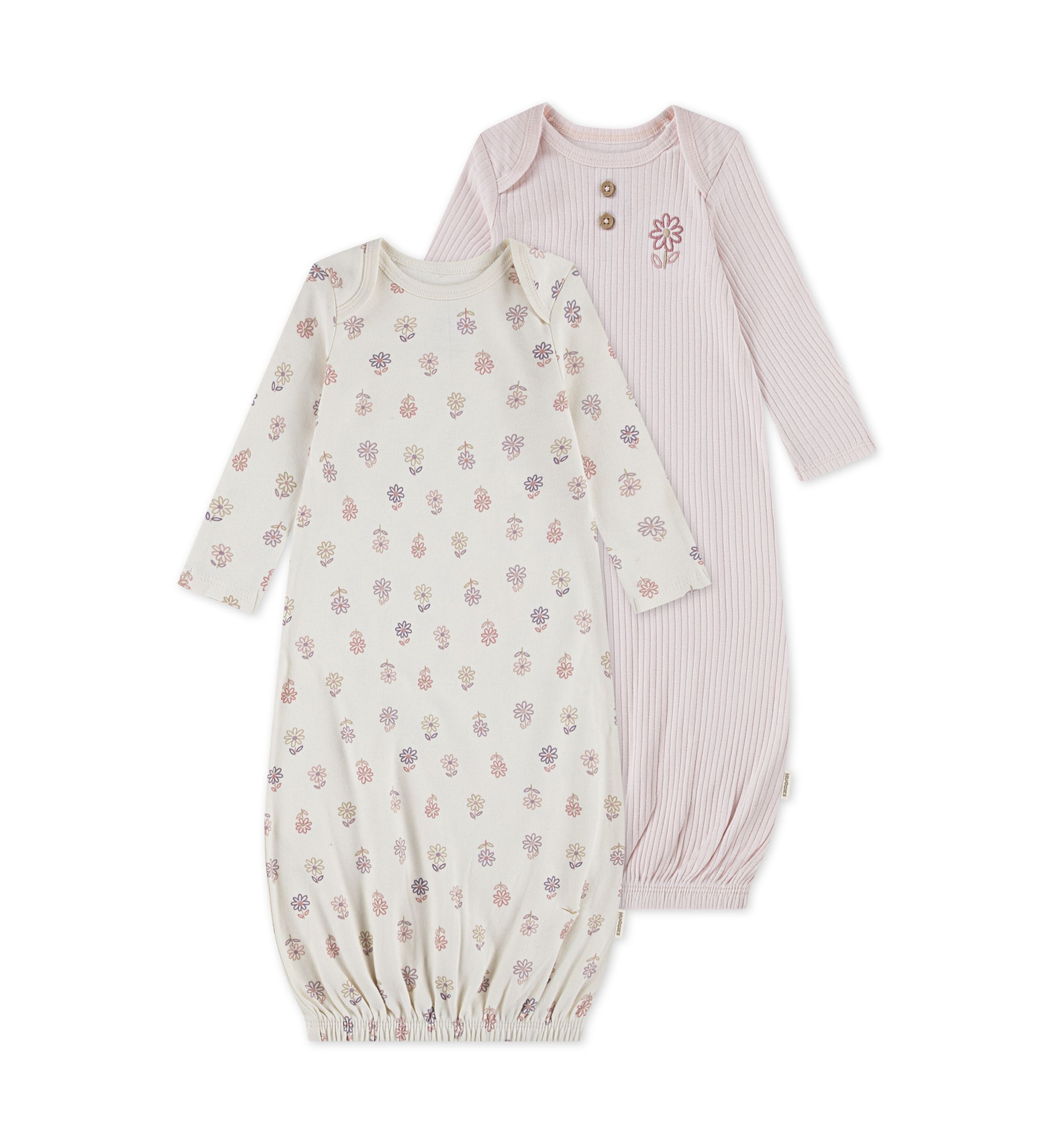 Baby Girls Nightgowns - 2-Pack 