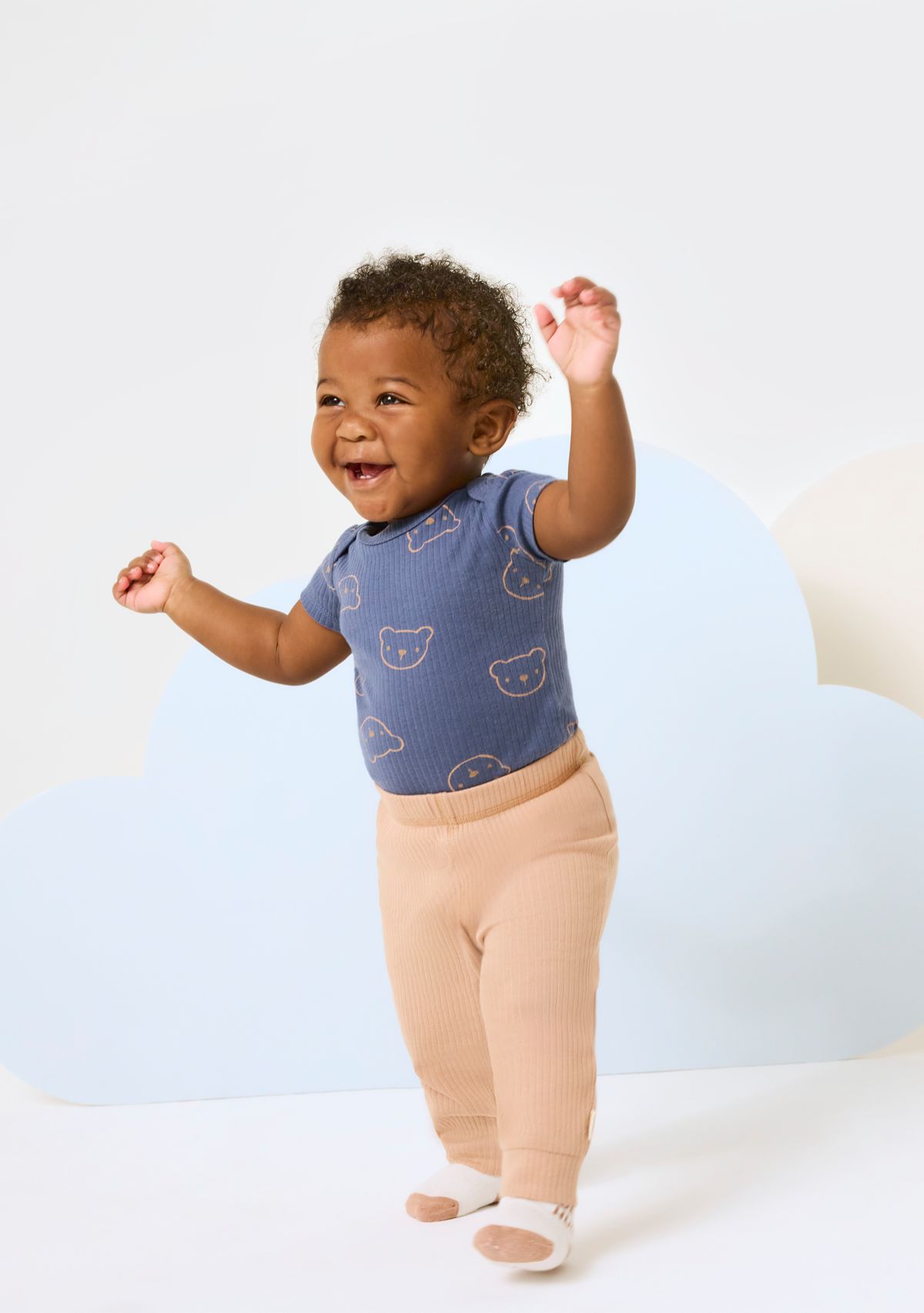 Baby Boys Printed Bodysuits - 3-Pack 