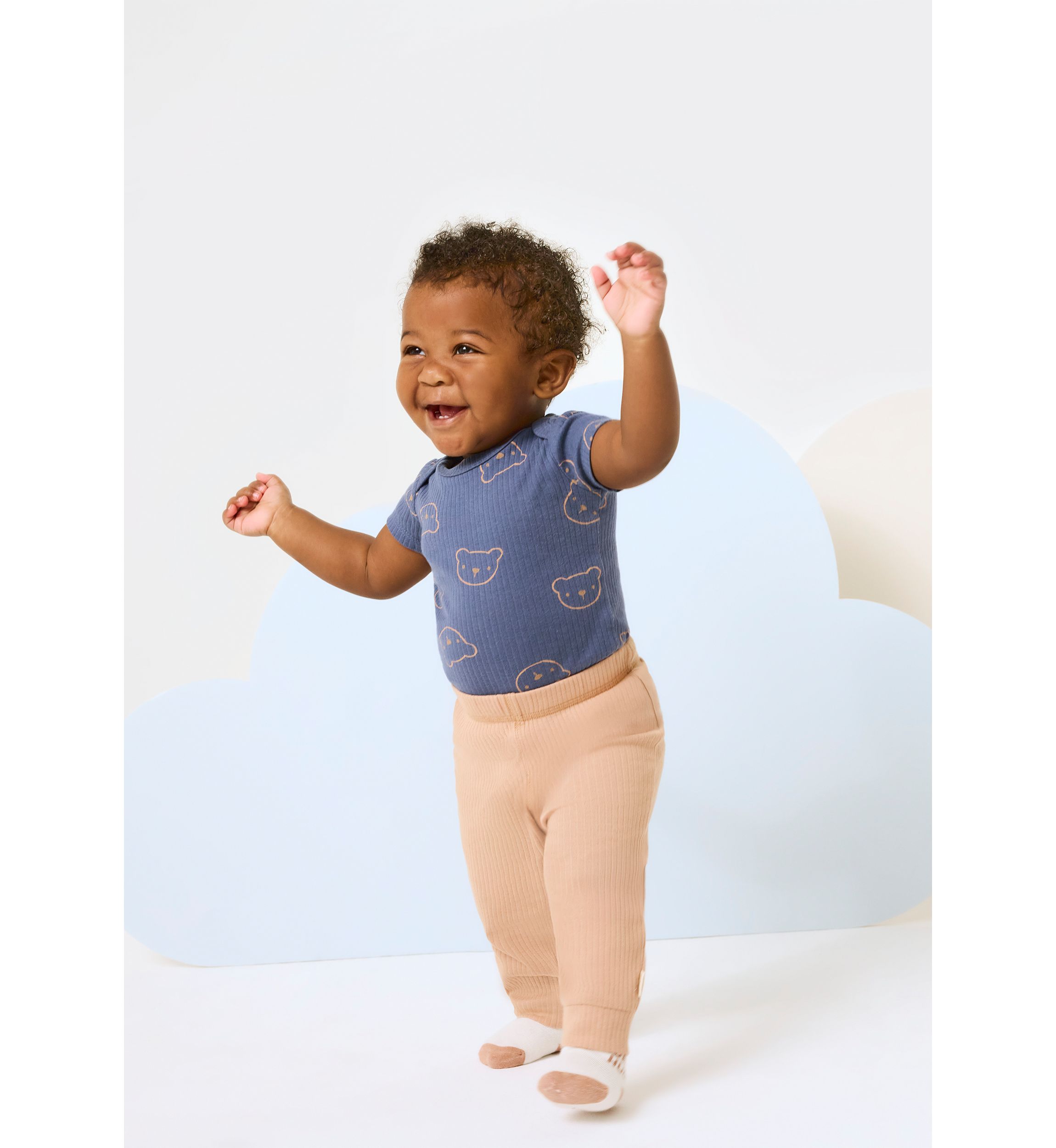 Baby Boys Printed Bodysuits - 3-Pack 