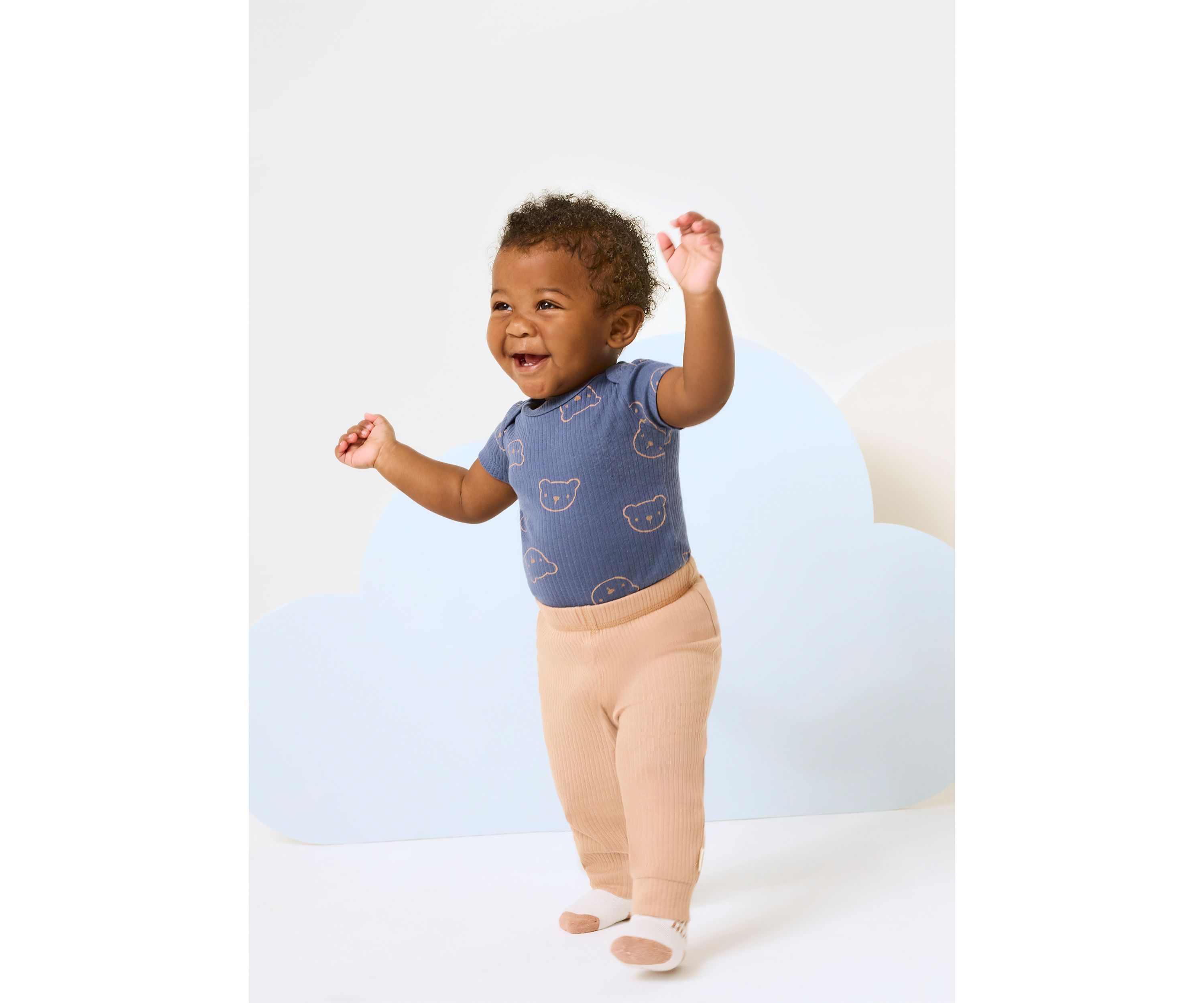 Baby Boys Printed Bodysuits - 3-Pack 