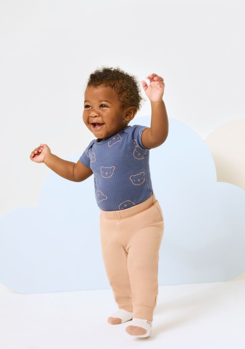 Baby Boys Printed Bodysuits - 3-Pack 