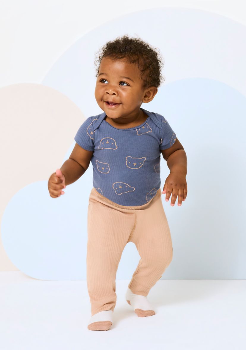 Baby Boys Printed Bodysuits - 3-Pack 