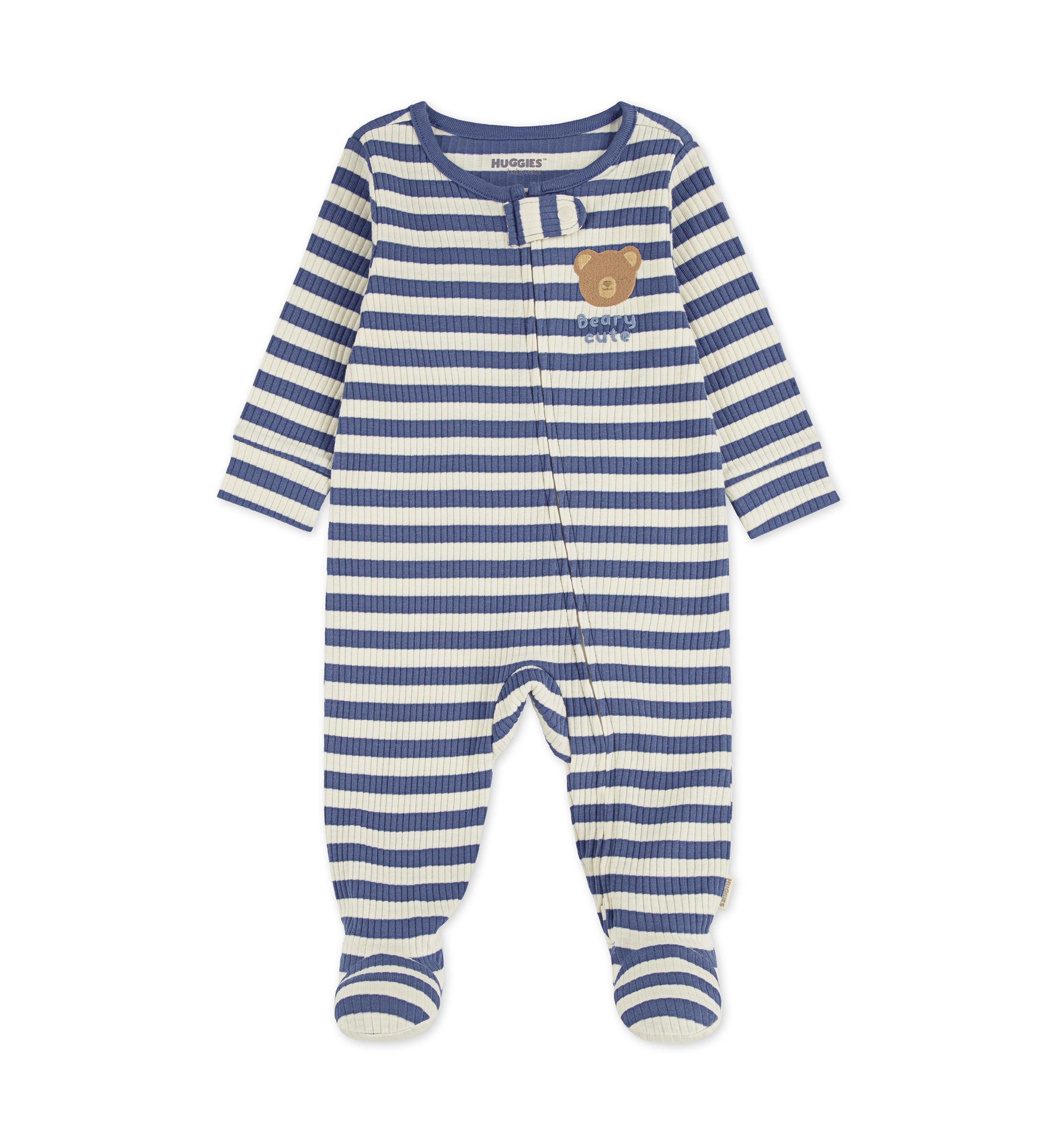 Baby Boys Striped Footie 