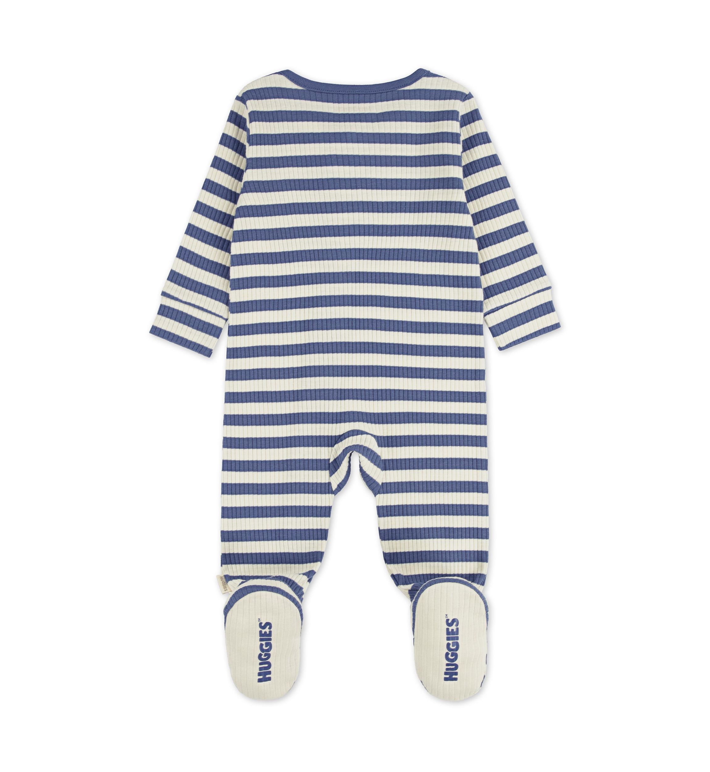 Baby Boys Striped Footie 