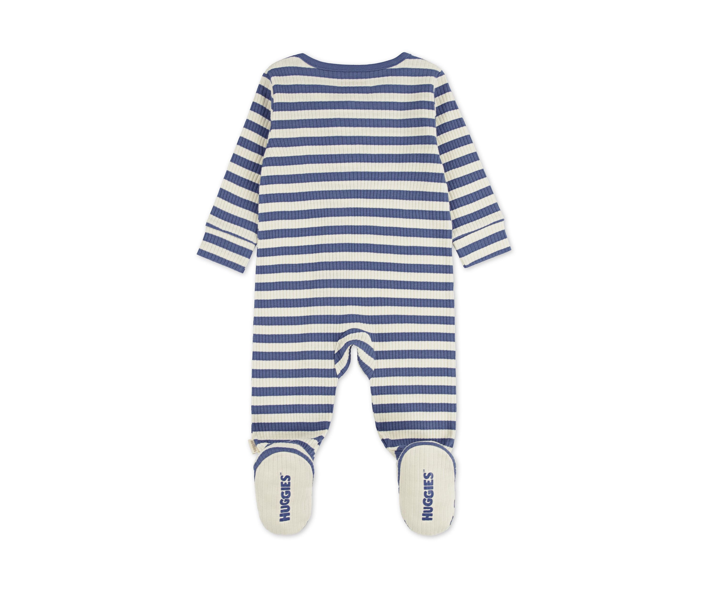 Baby Boys Striped Footie 