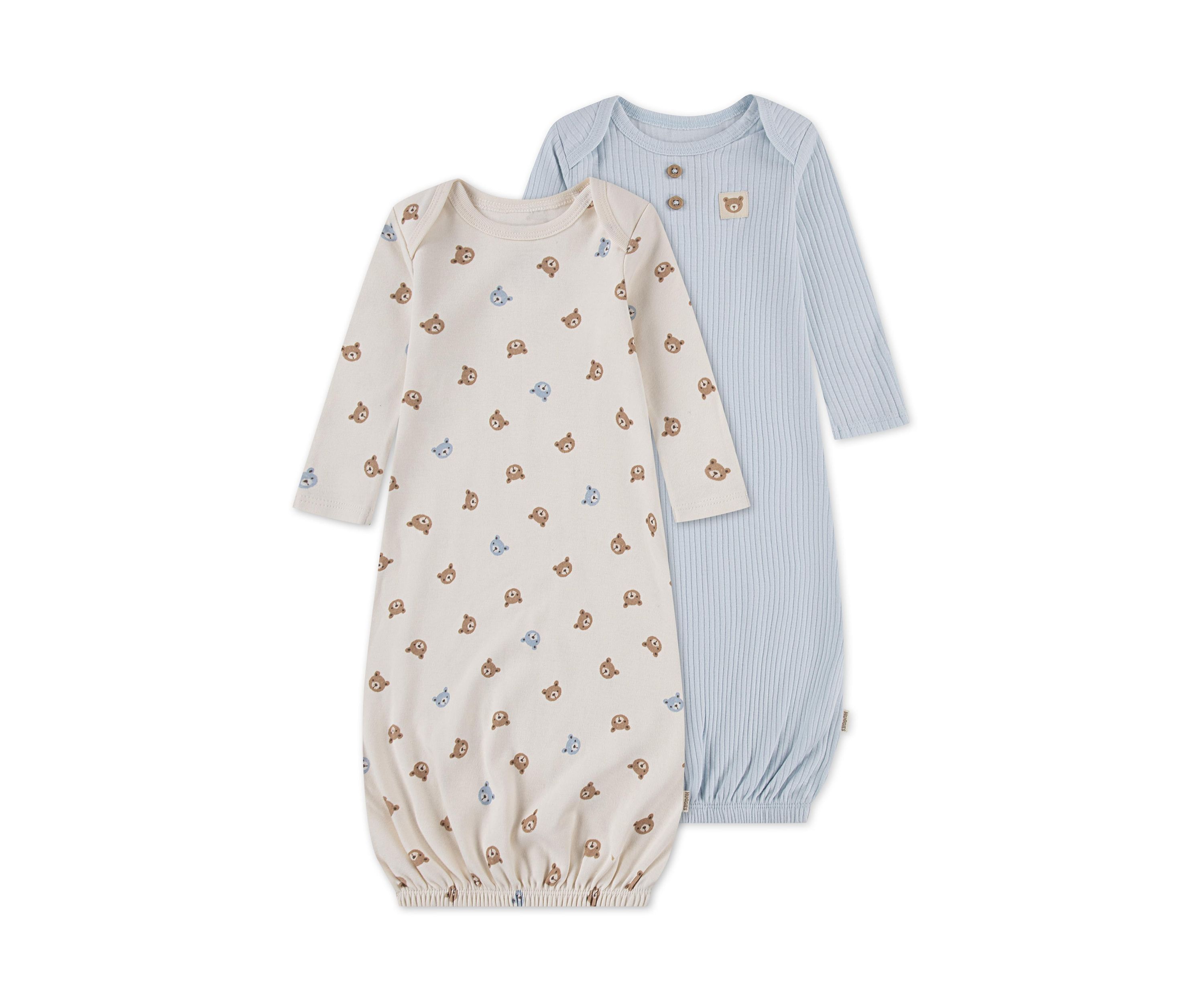 Baby Boys Printed Gowns - 2-Pack 
