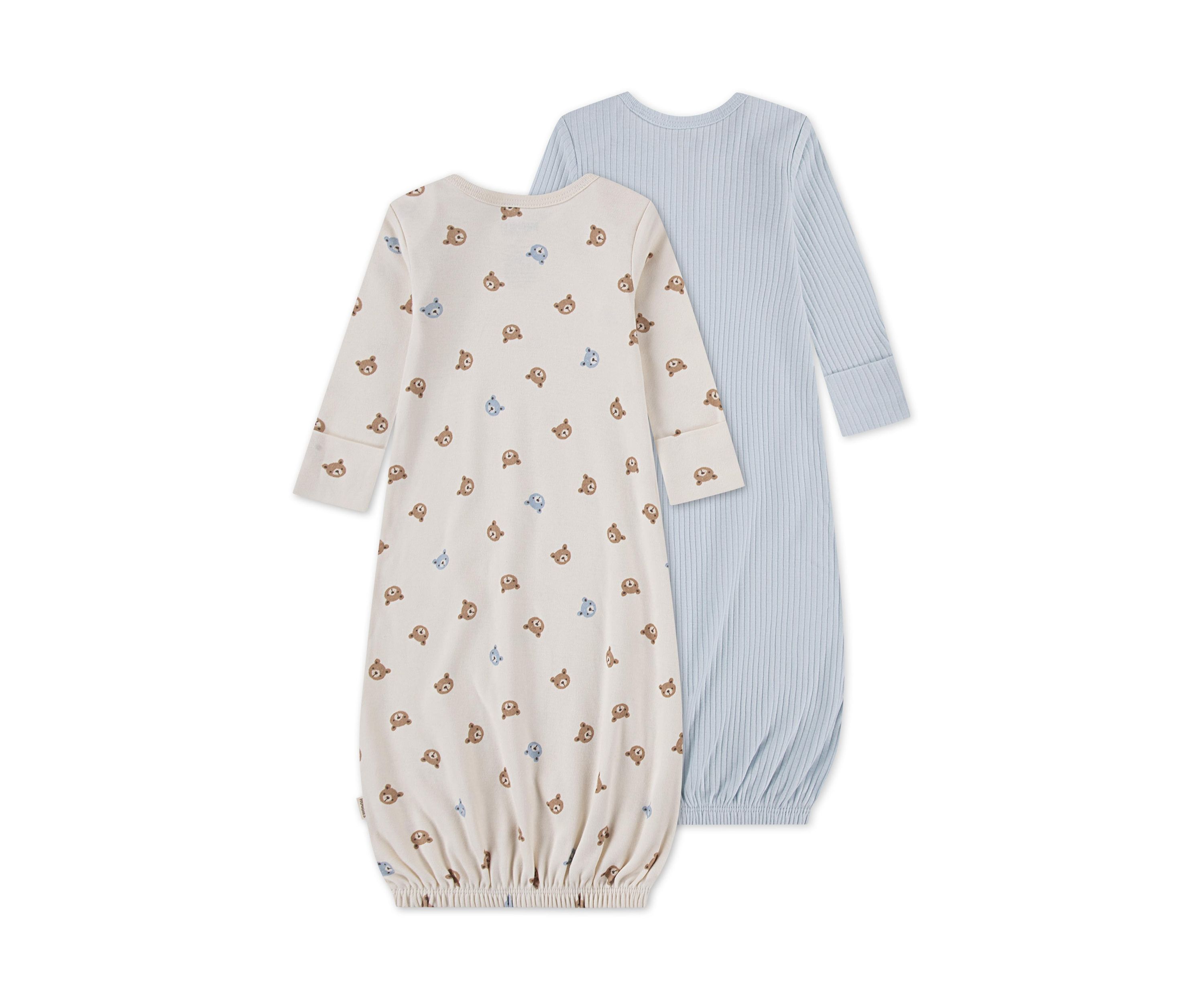 Baby Boys Printed Gowns - 2-Pack 