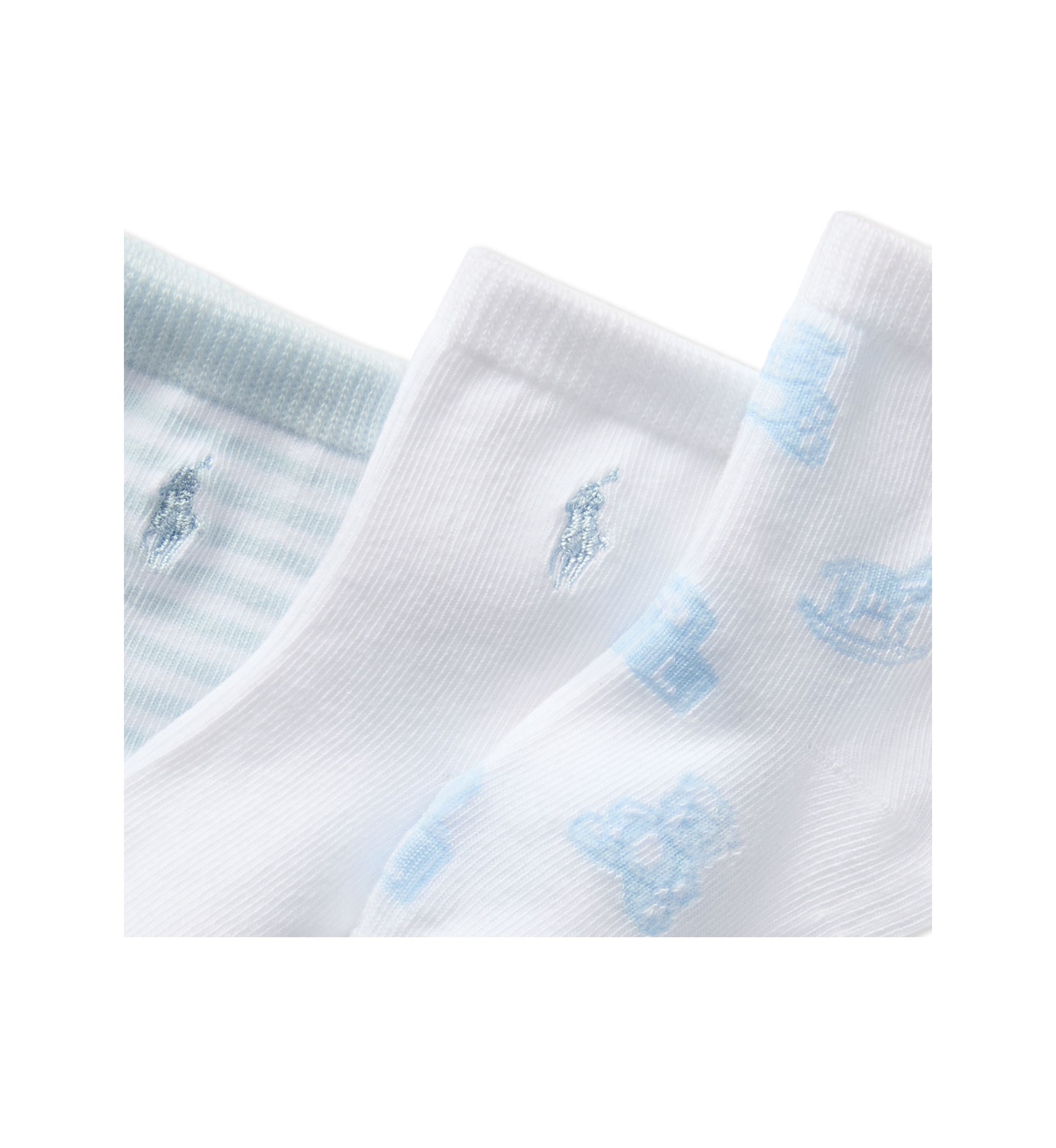 Baby Boys Essential Tossed Bear Socks - 3 Pack