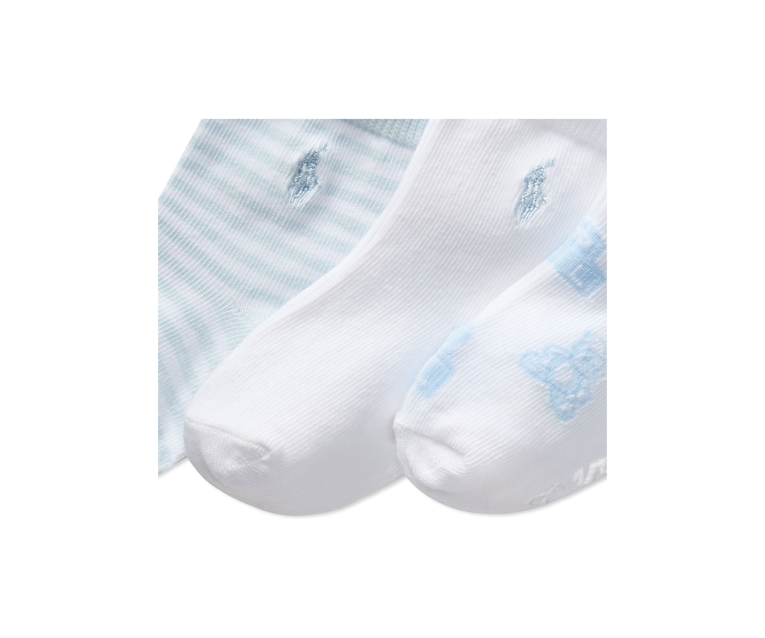Baby Boys Essential Tossed Bear Socks - 3 Pack