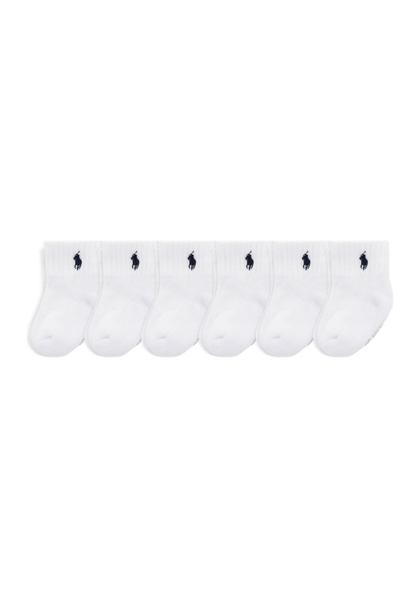 Baby Boys Sport Quarter Sock - 6 Pack