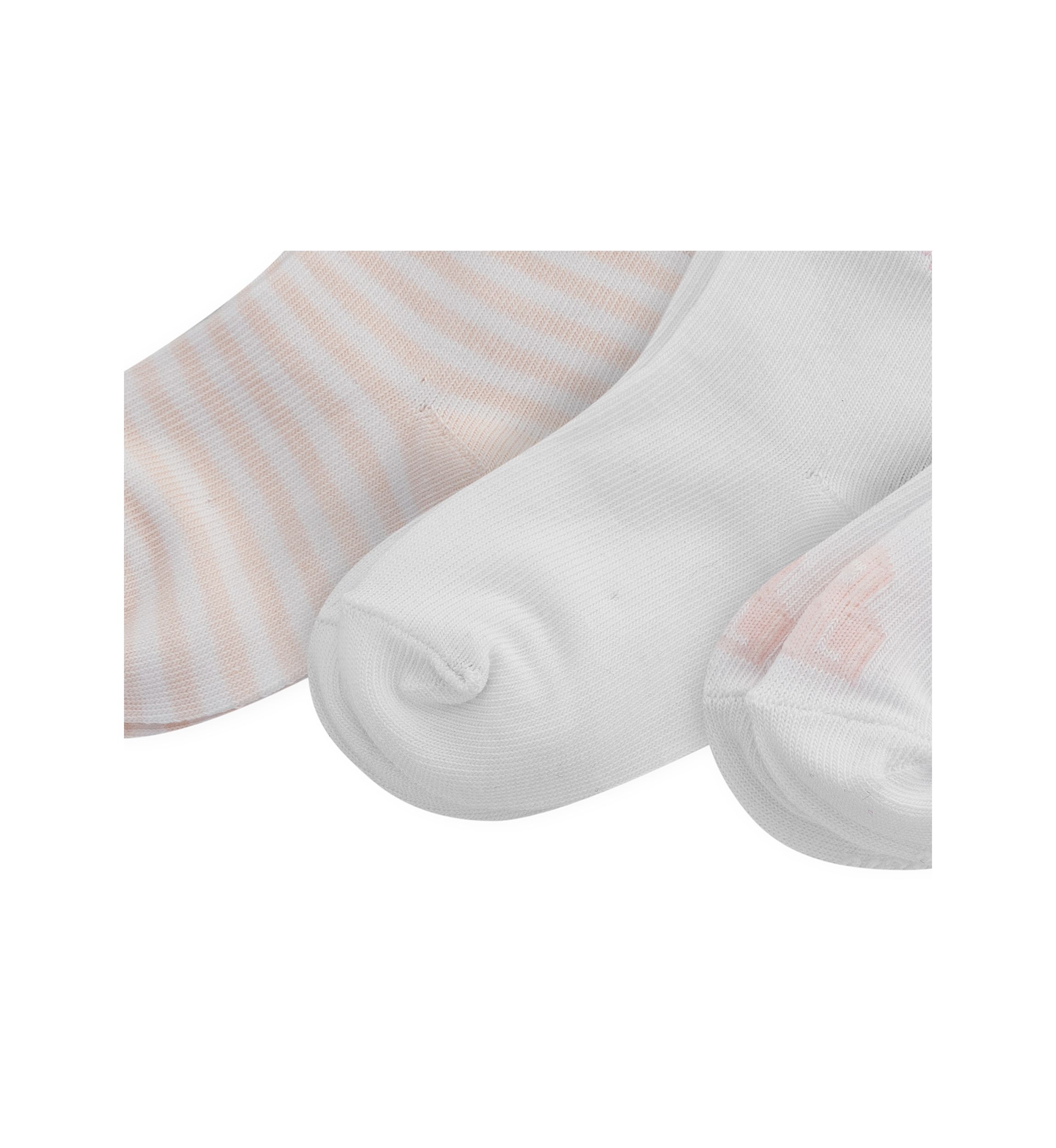 Baby Girls Tossed Bear Socks - 3 Pack