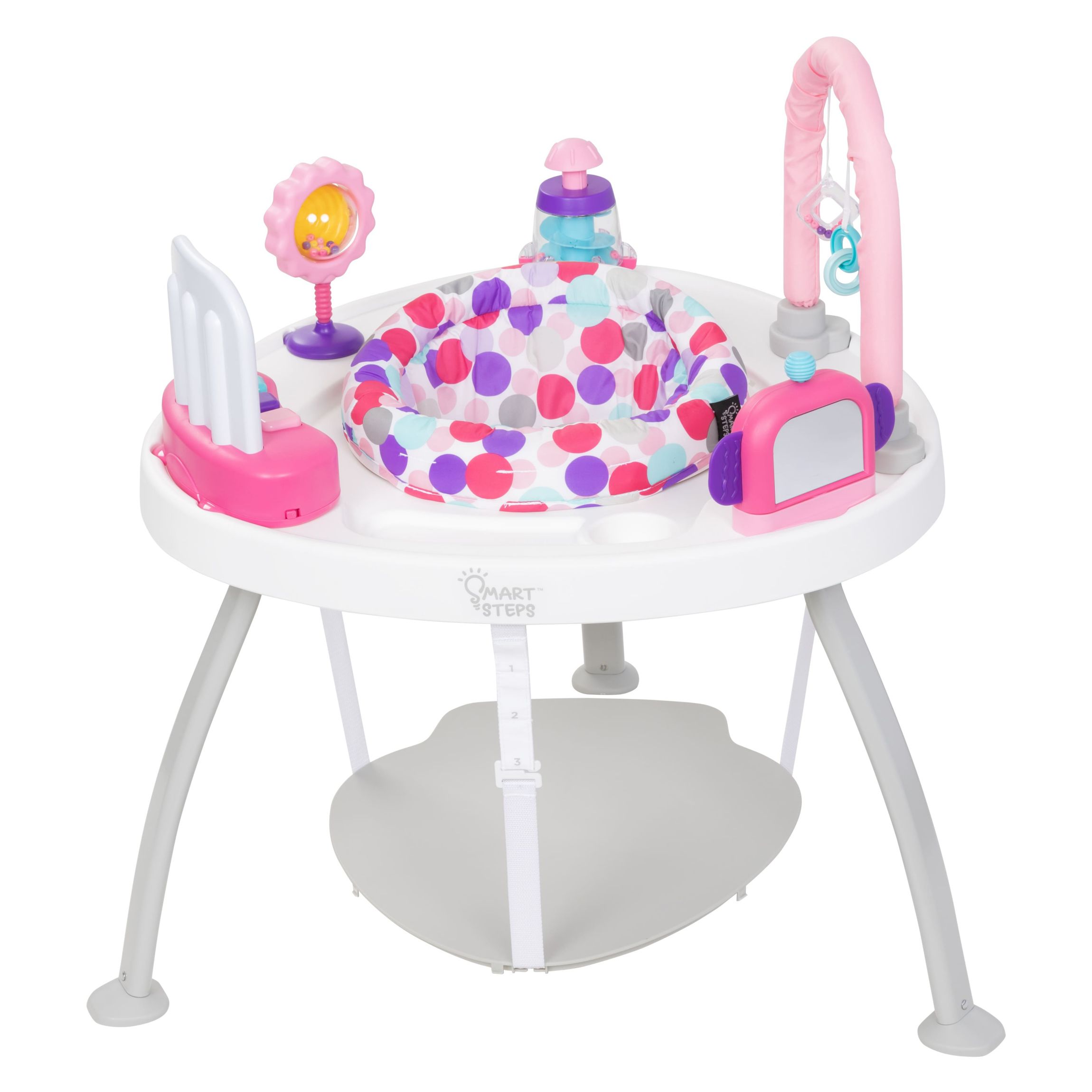 Smart Steps Bounce N Play 3-in-1  Activity Center PLUS - Princess Pink