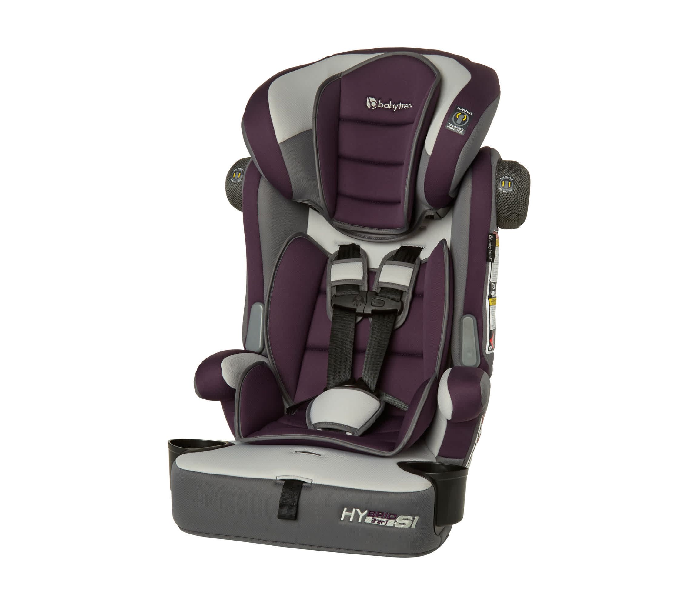 Hybrid SI 3-in-1 Combination Booster Car Seat with Side Impact Protection - Dash Plum