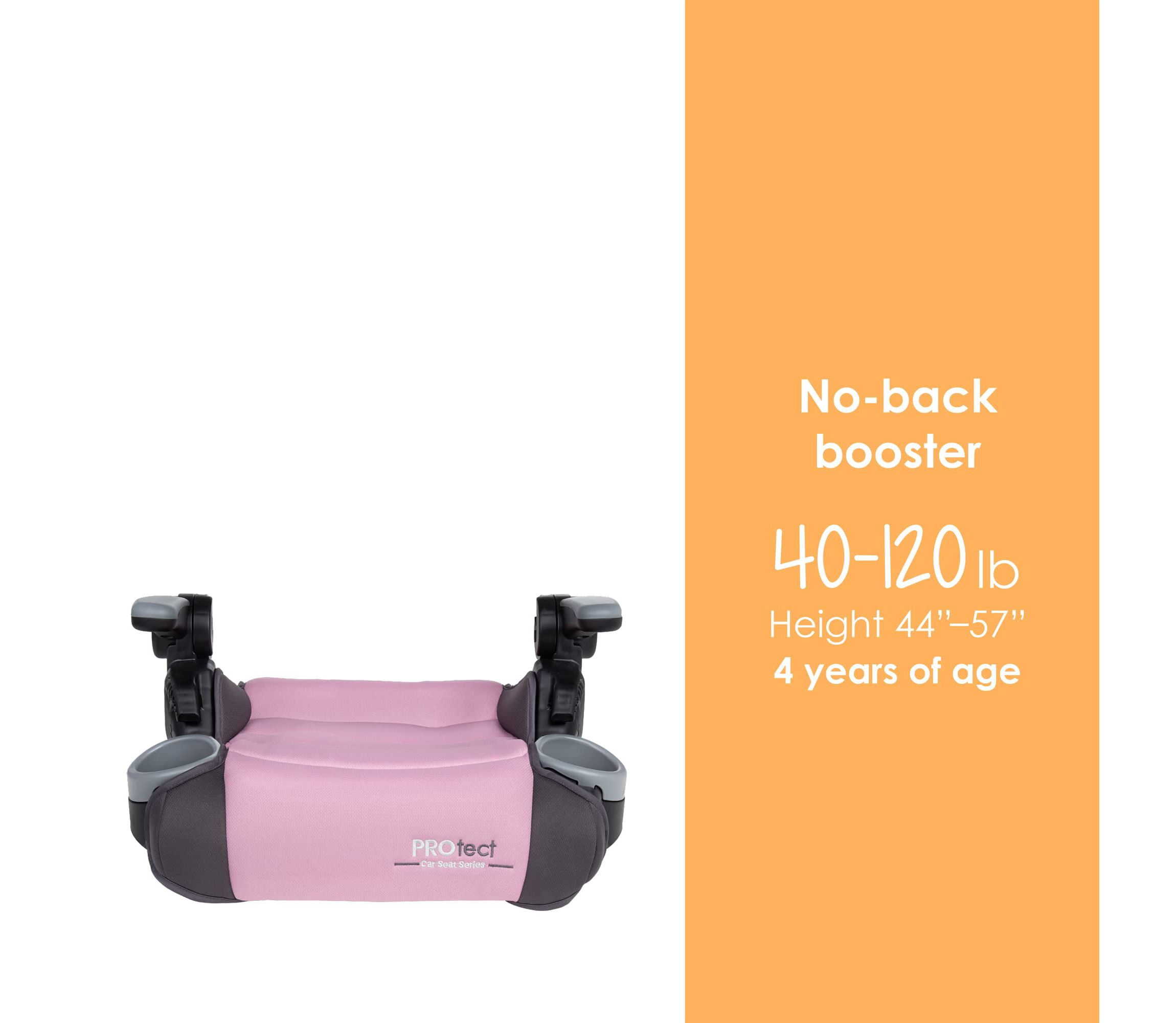PROtect 2-in-1 Folding Booster Seat - Dash Rose