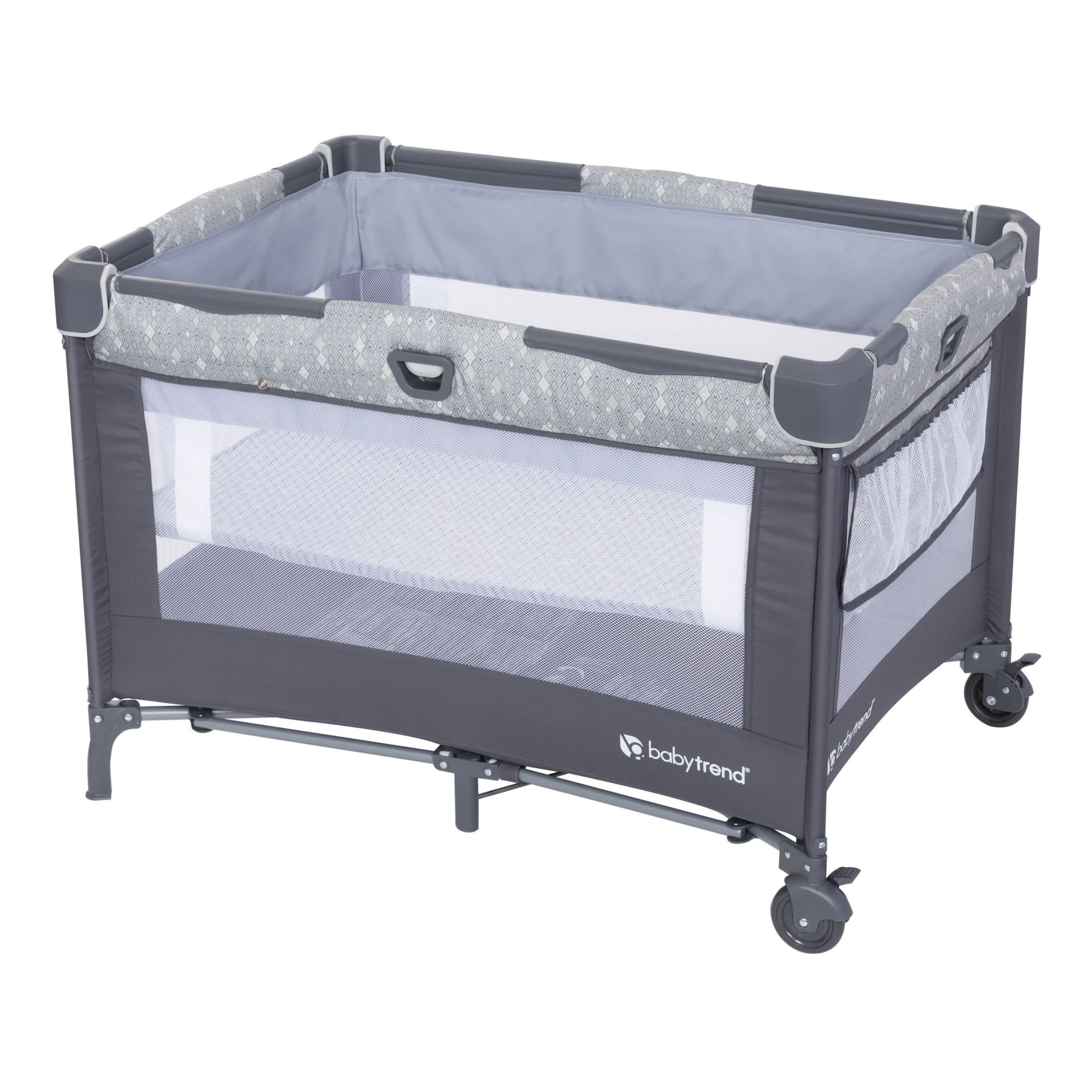 Nursery Den Playard with Snooze Pod & Flip Over Changer - Diamond Sage