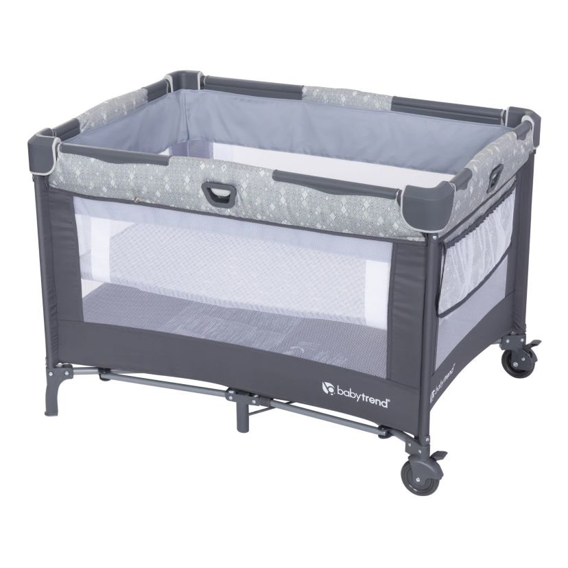 Nursery Den Playard with Snooze Pod & Flip Over Changer - Diamond Sage