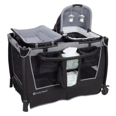 Baby Trend Kids Simply Smart Nursery Center - Whisper Grey