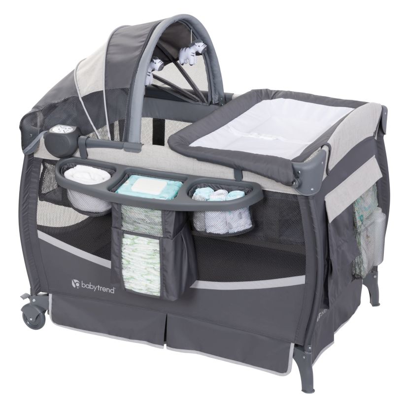 Baby Trend Deluxe II Nursery Center - Misty Grey