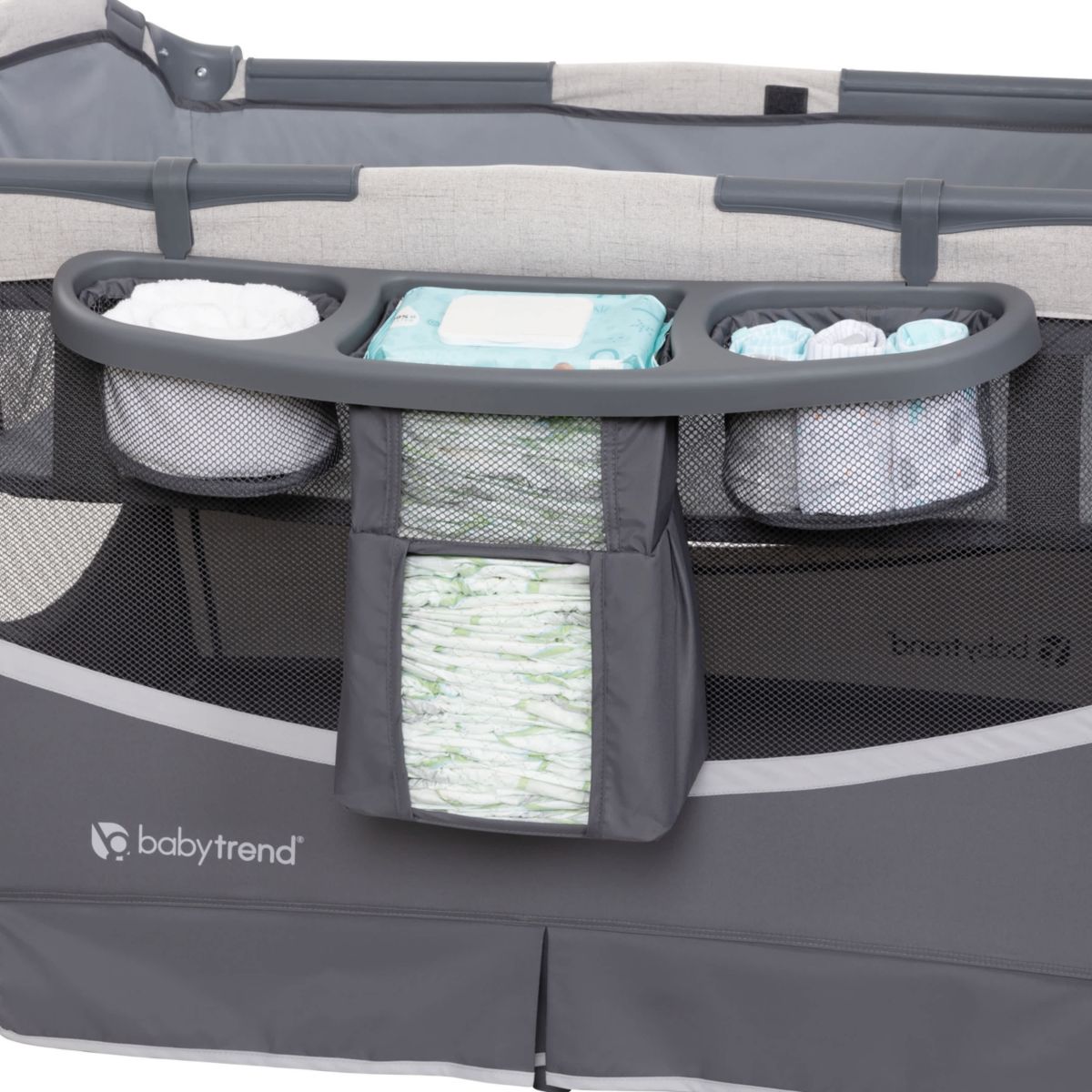 Baby Trend Deluxe II Nursery Center - Misty Grey