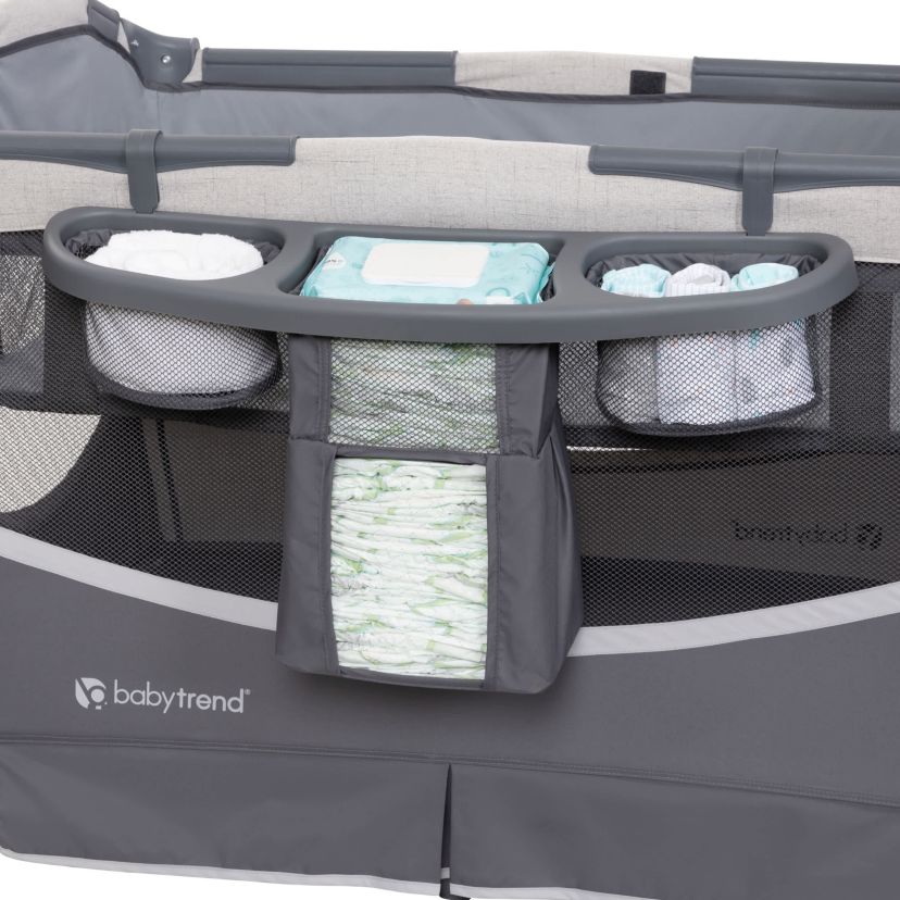 Baby Trend Deluxe II Nursery Center - Misty Grey
