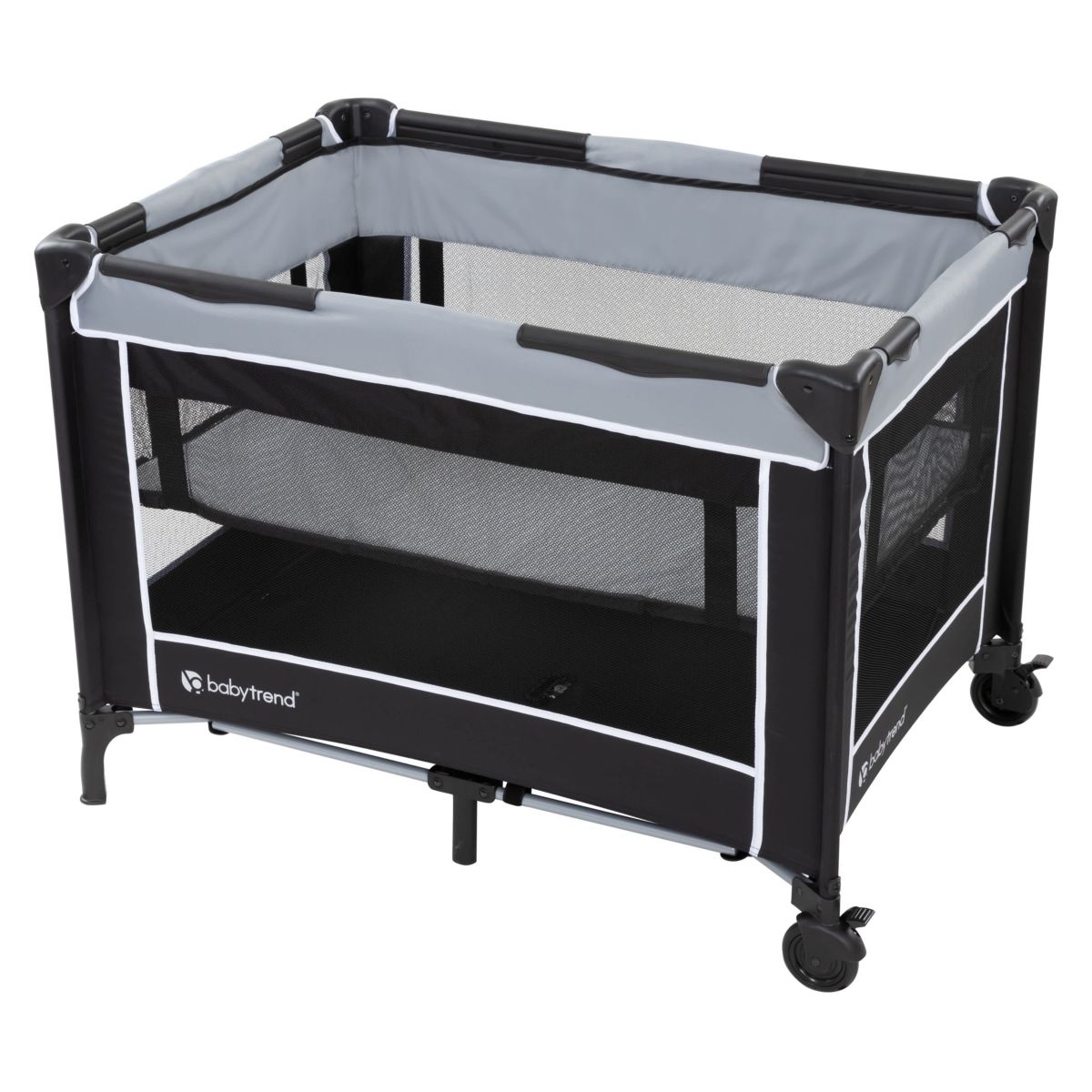 Baby Trend Portable Playard with Bassinet - Twinkle Grey