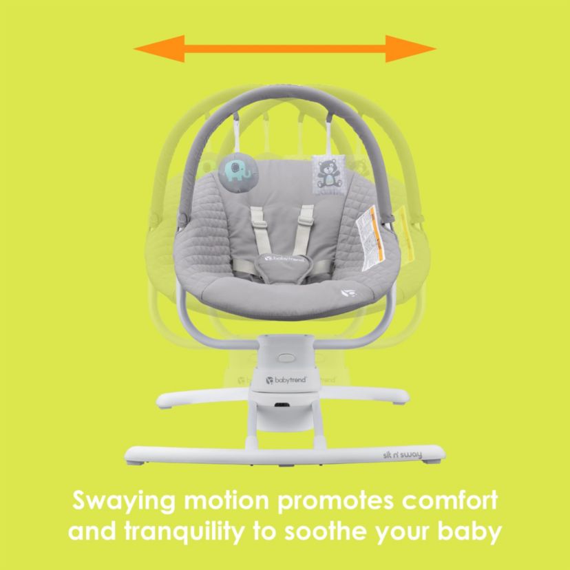 Sit N Sway Portable Swing - Dash Grey