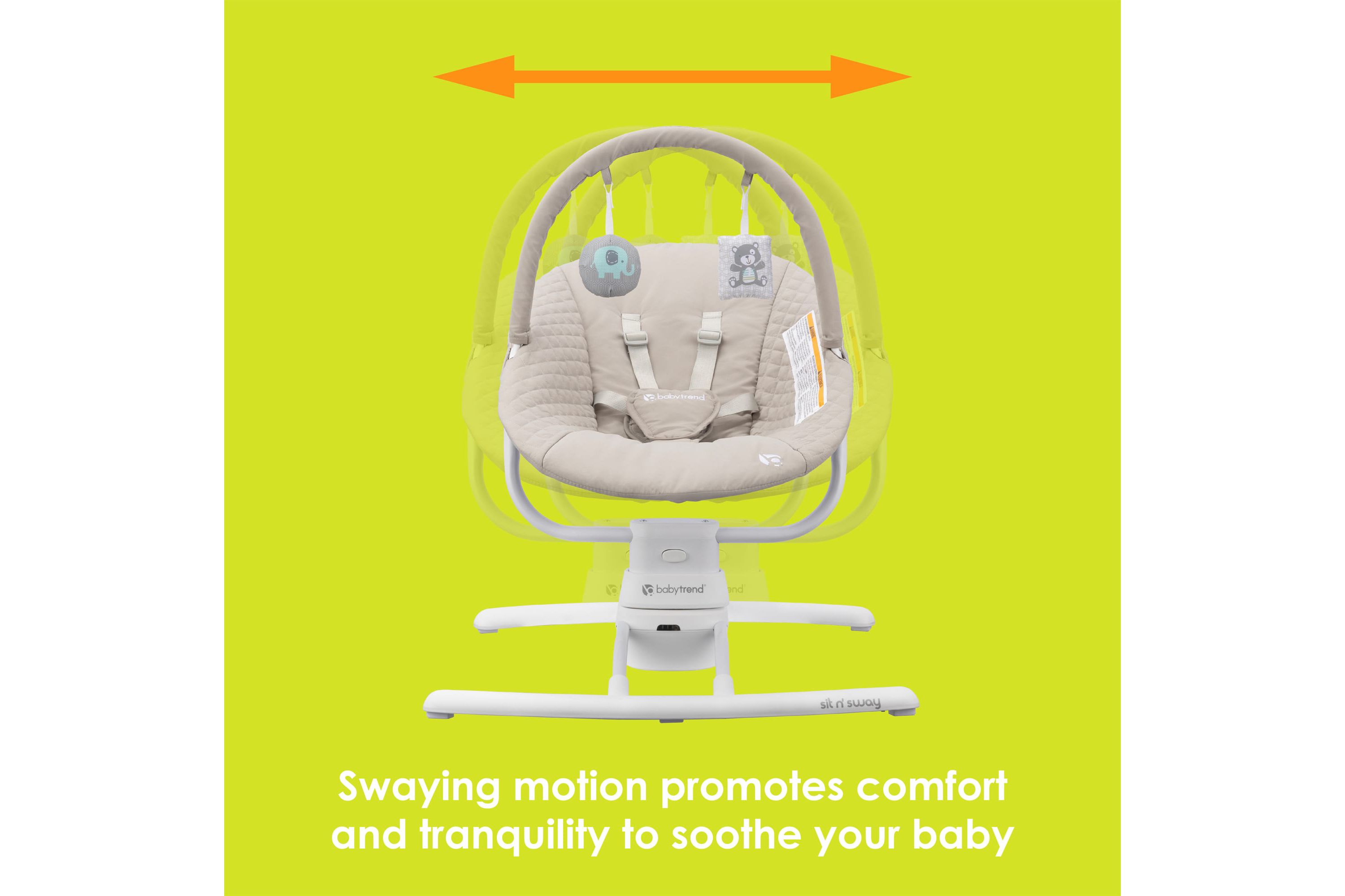 Sit N Sway Portable Swing - Dash Tan