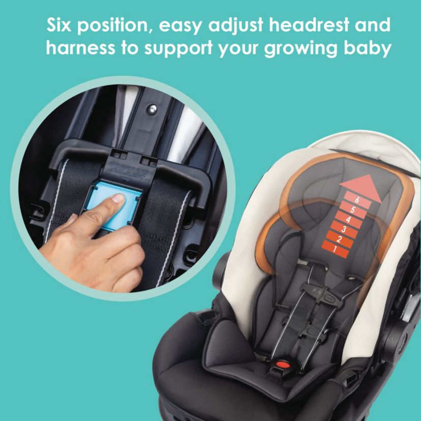 Tango PRO Travel System with Secure-Lift Infant Car Seat - Dash Tan
