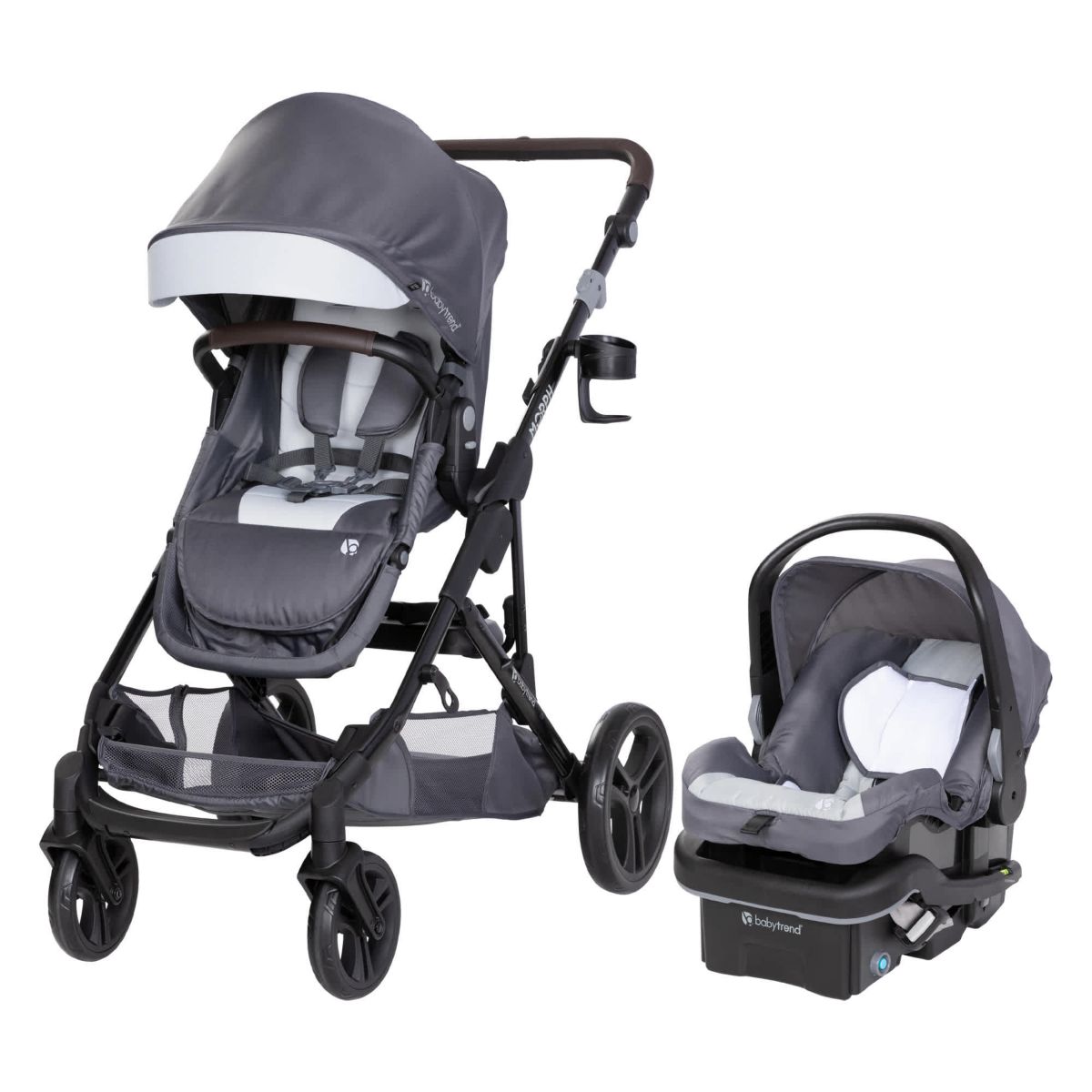 Morph Single to Double Modular Travel System - Dash Grey